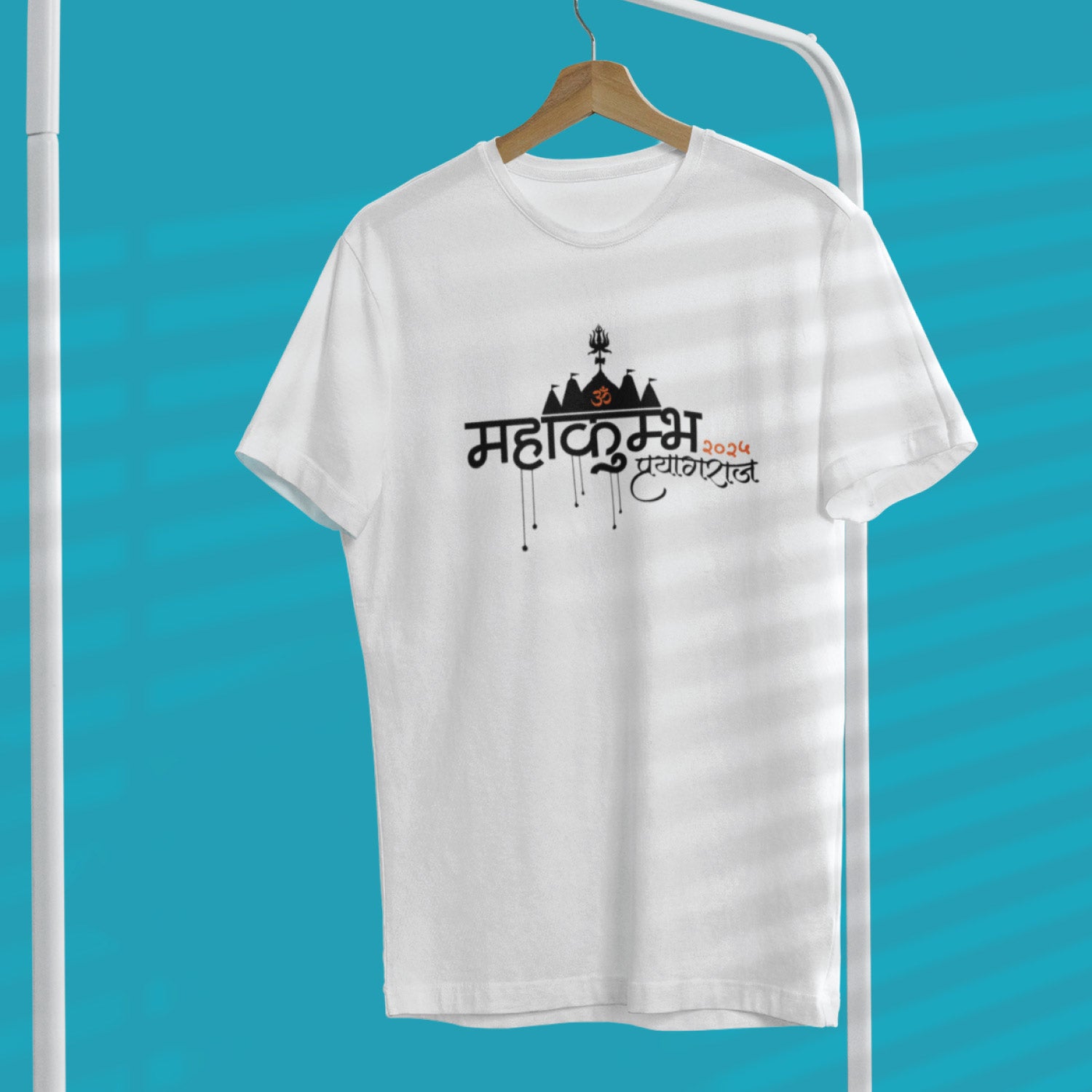 Tantra Kumbh 8 T-Shirt – Unisex Graphic Tee – Premium Cotton Casual Wear – Spiritual & Traditional Design - Shipping Globally!