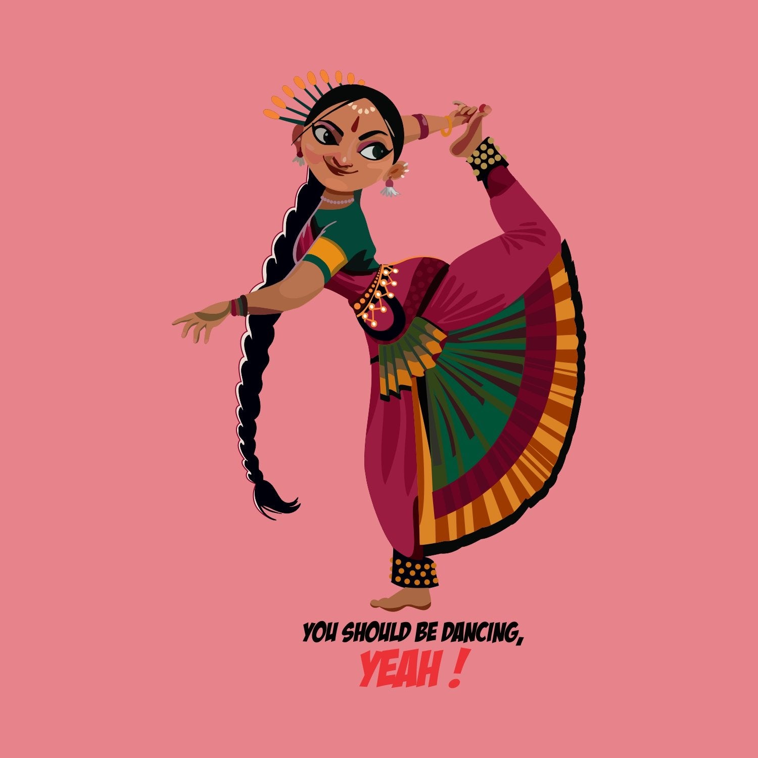 Kathakali - Women T-shirt - Shipping Globally!