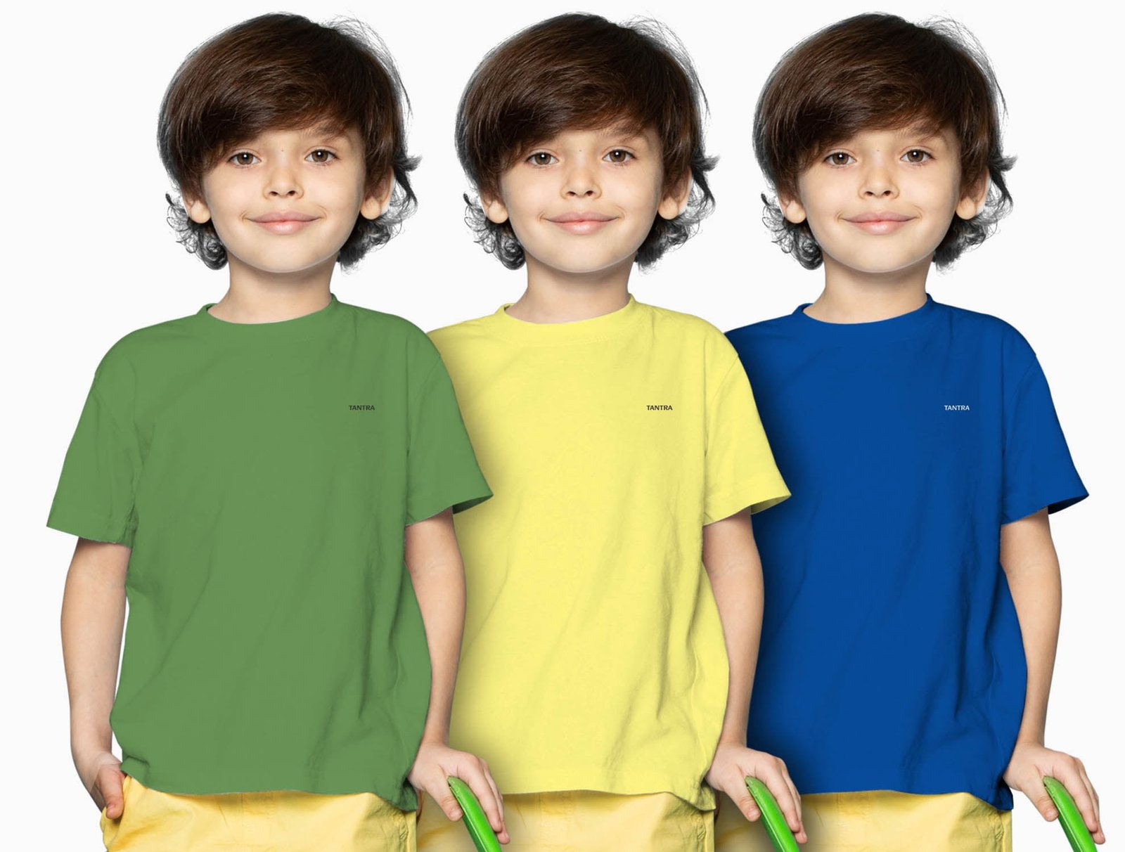 Kids 3 Pack Combo (Green + Yellow + Royal Blue) - Shipping Globally