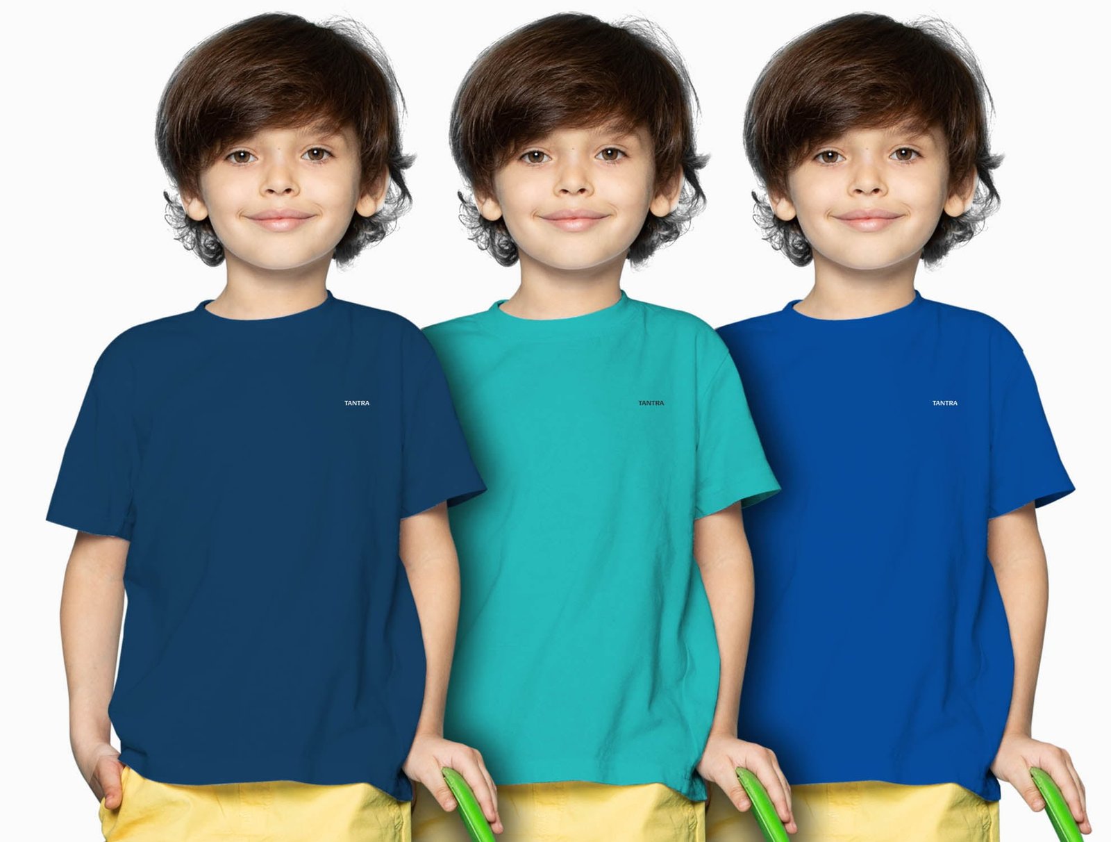 Kids 3 Pack Combo (Petrol Blue + Turquoise + Royal Blue) - Shipping Globally