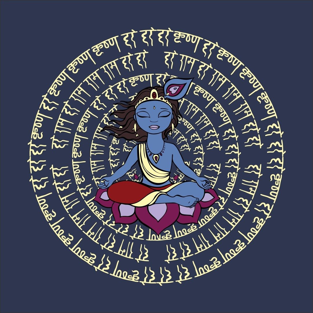 Krishna Trance Unisex Printed Hoodies - Shipping Globally!