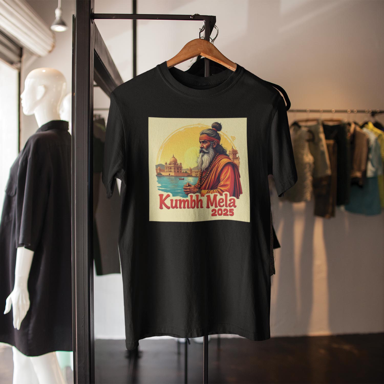 Tantra Kumbh 1 T-Shirt – Unisex Graphic Tee – Premium Cotton Casual Wear – Spiritual & Traditional Design - Shipping Globally!