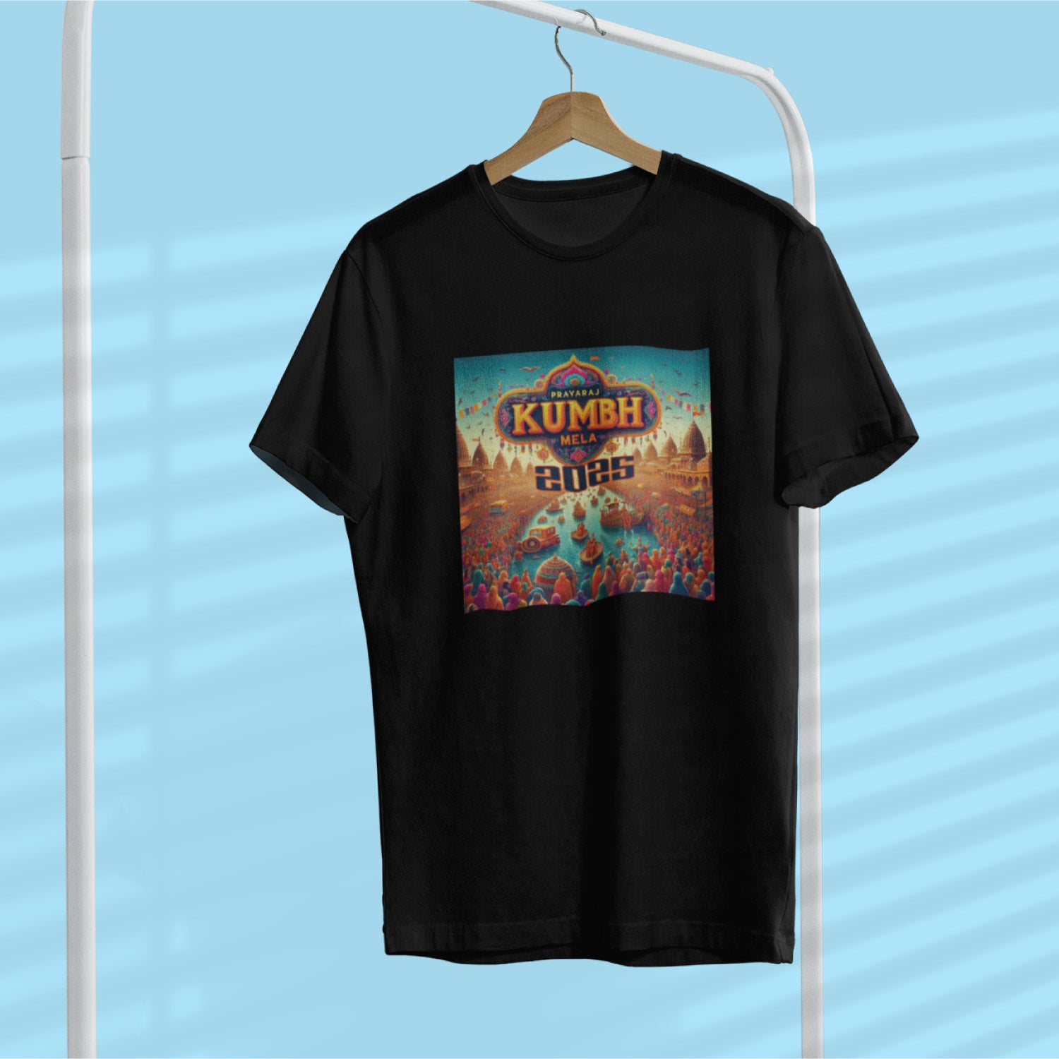 Tantra Kumbh 2 T-Shirt – Unisex Graphic Tee – Premium Cotton Casual Wear – Spiritual & Traditional Design - Shipping Globally!