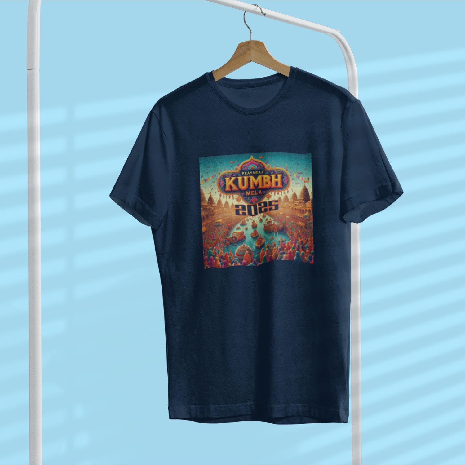 Tantra Kumbh 2 T-Shirt – Unisex Graphic Tee – Premium Cotton Casual Wear – Spiritual & Traditional Design - Shipping Globally!