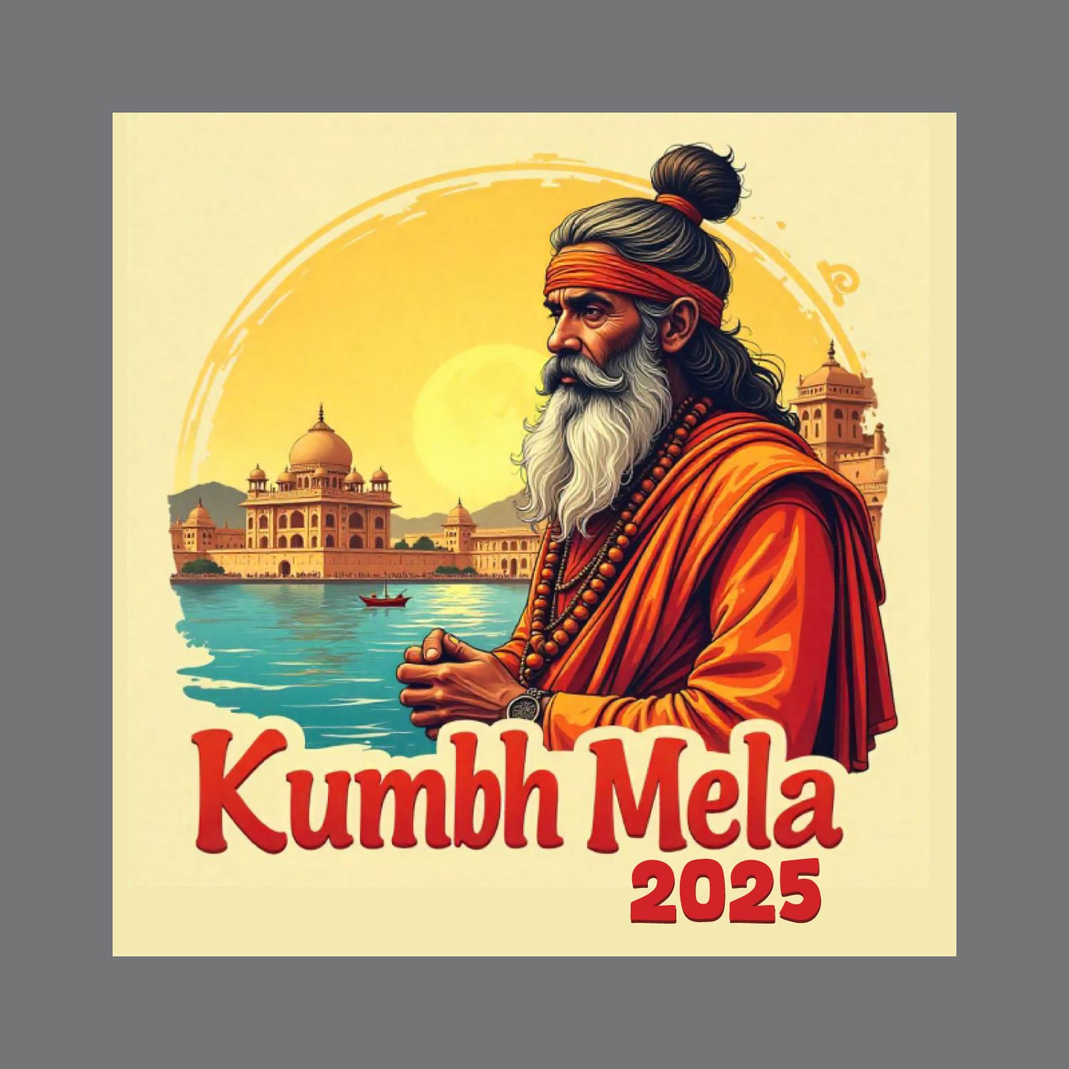 Tantra Kumbh 1 T-Shirt – Unisex Graphic Tee – Premium Cotton Casual Wear – Spiritual & Traditional Design - Shipping Globally!