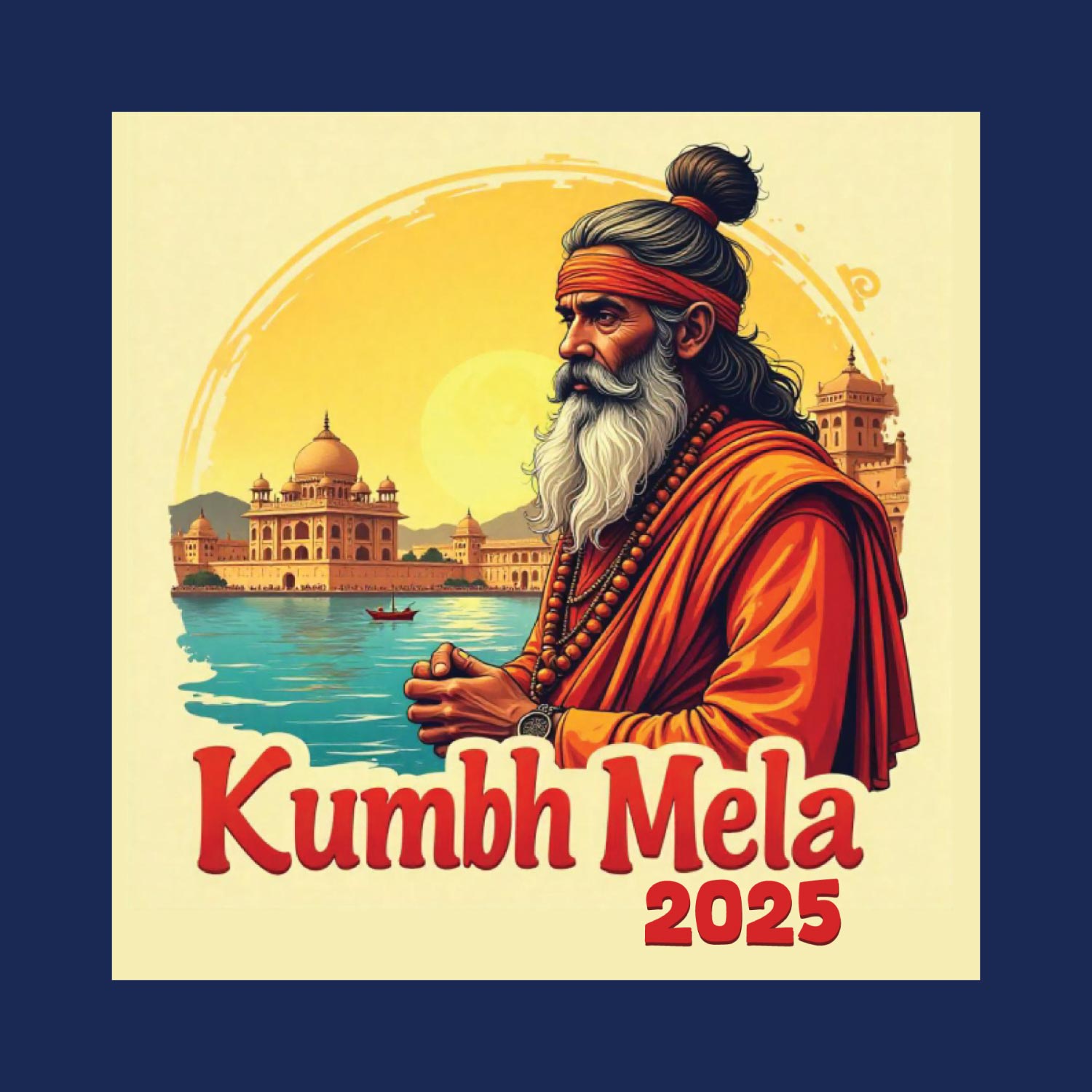 Tantra Kumbh 1 T-Shirt – Unisex Graphic Tee – Premium Cotton Casual Wear – Spiritual & Traditional Design - Shipping Globally!