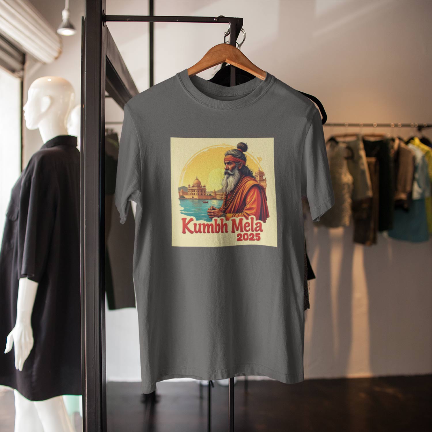 Tantra Kumbh 1 T-Shirt – Unisex Graphic Tee – Premium Cotton Casual Wear – Spiritual & Traditional Design - Shipping Globally!