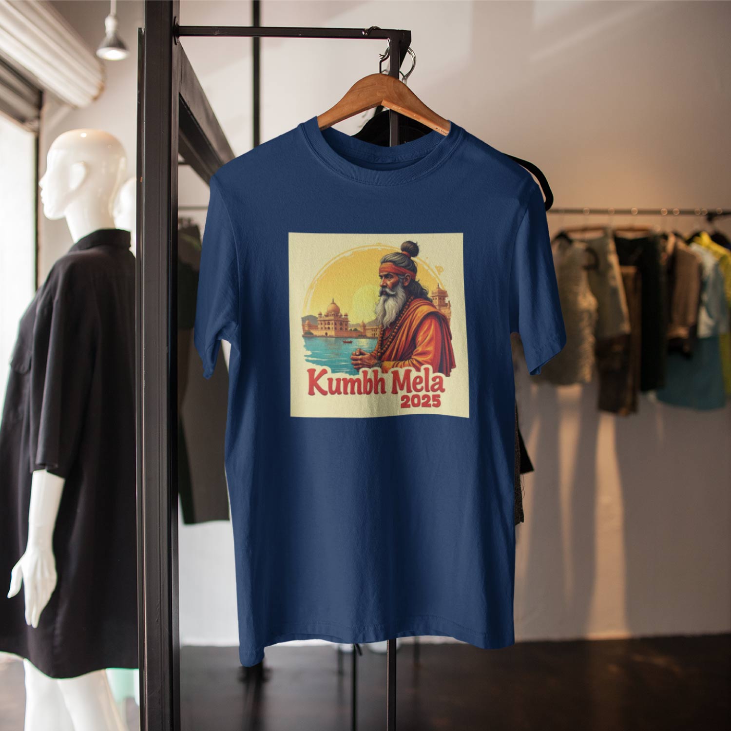 Tantra Kumbh 1 T-Shirt – Unisex Graphic Tee – Premium Cotton Casual Wear – Spiritual & Traditional Design - Shipping Globally!