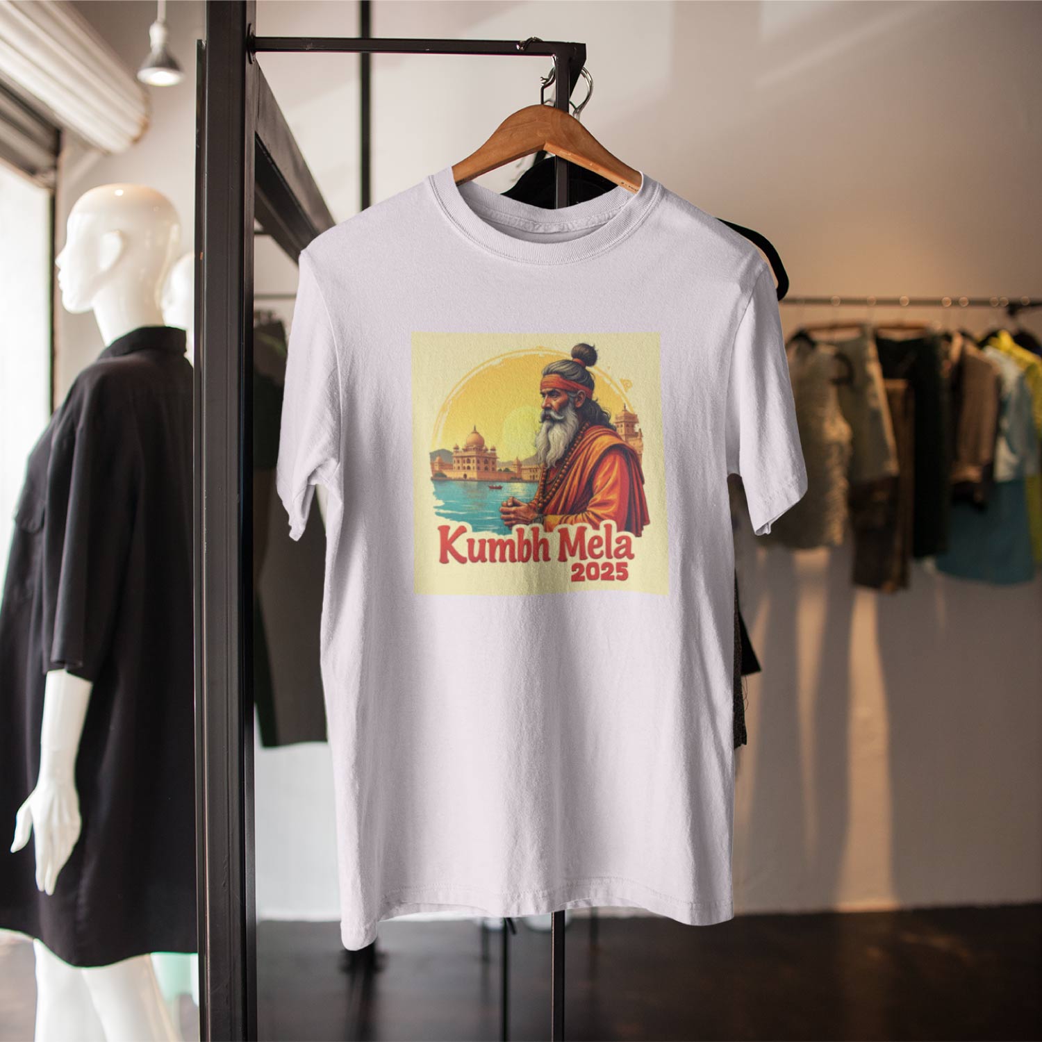 Tantra Kumbh 1 T-Shirt – Unisex Graphic Tee – Premium Cotton Casual Wear – Spiritual & Traditional Design - Shipping Globally!