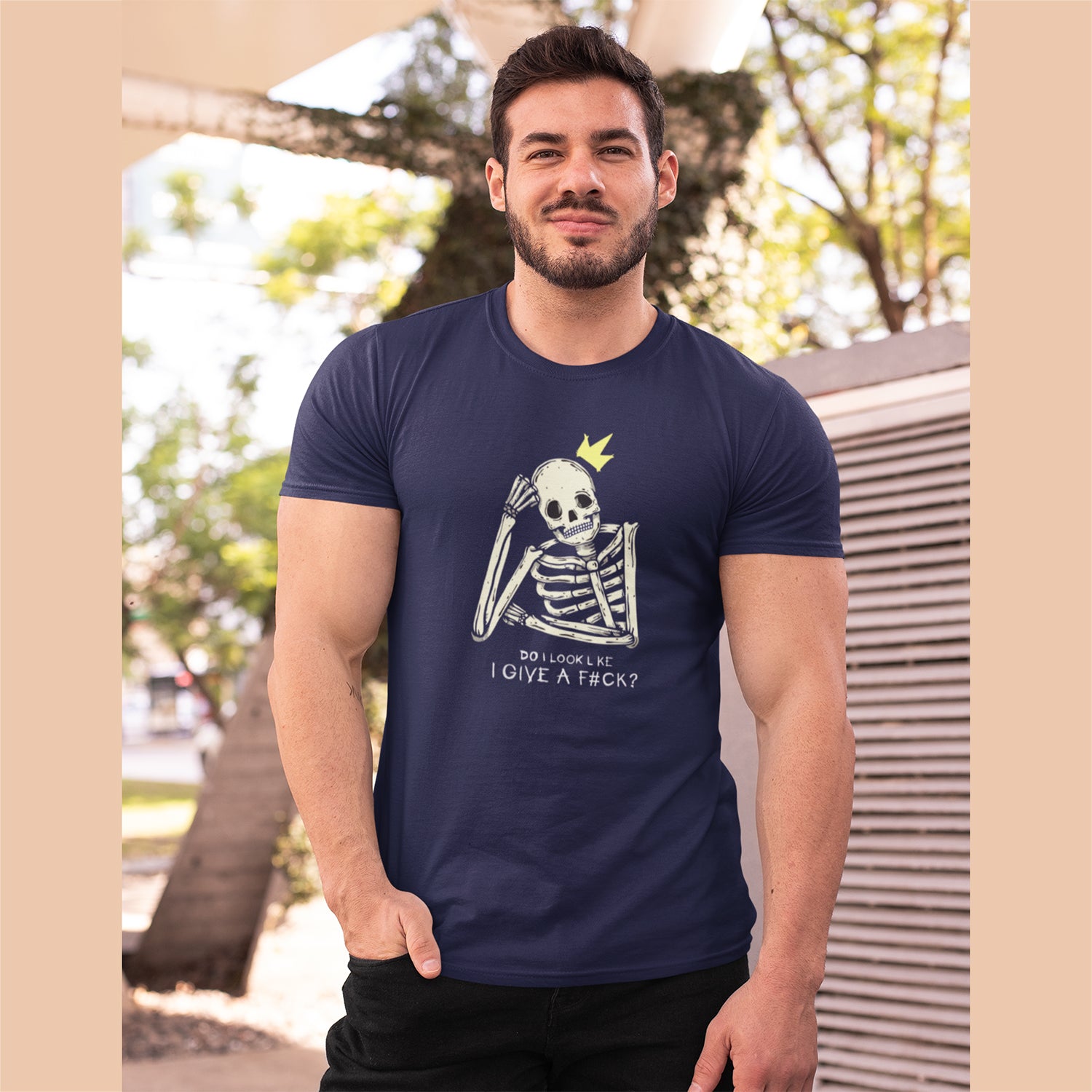 Tantra-Do i Look Like Graphic Print Regular Fit Half Sleeve Round Neck Cotton T-Shirt  - Shipping Globally!