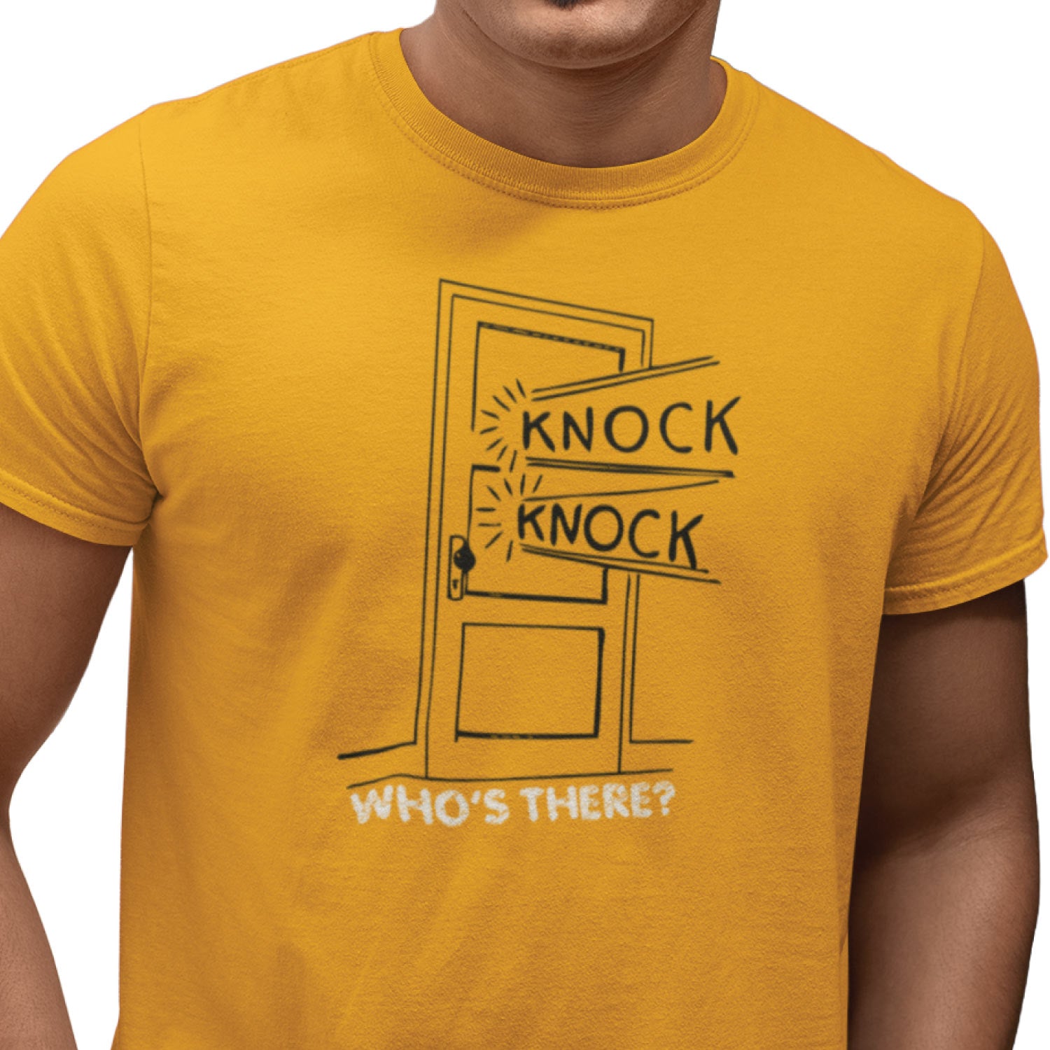Knock Knock – Tantra Original Since 1997 – Unisex Cotton Tee Everyday Wear – Shipping Globally!