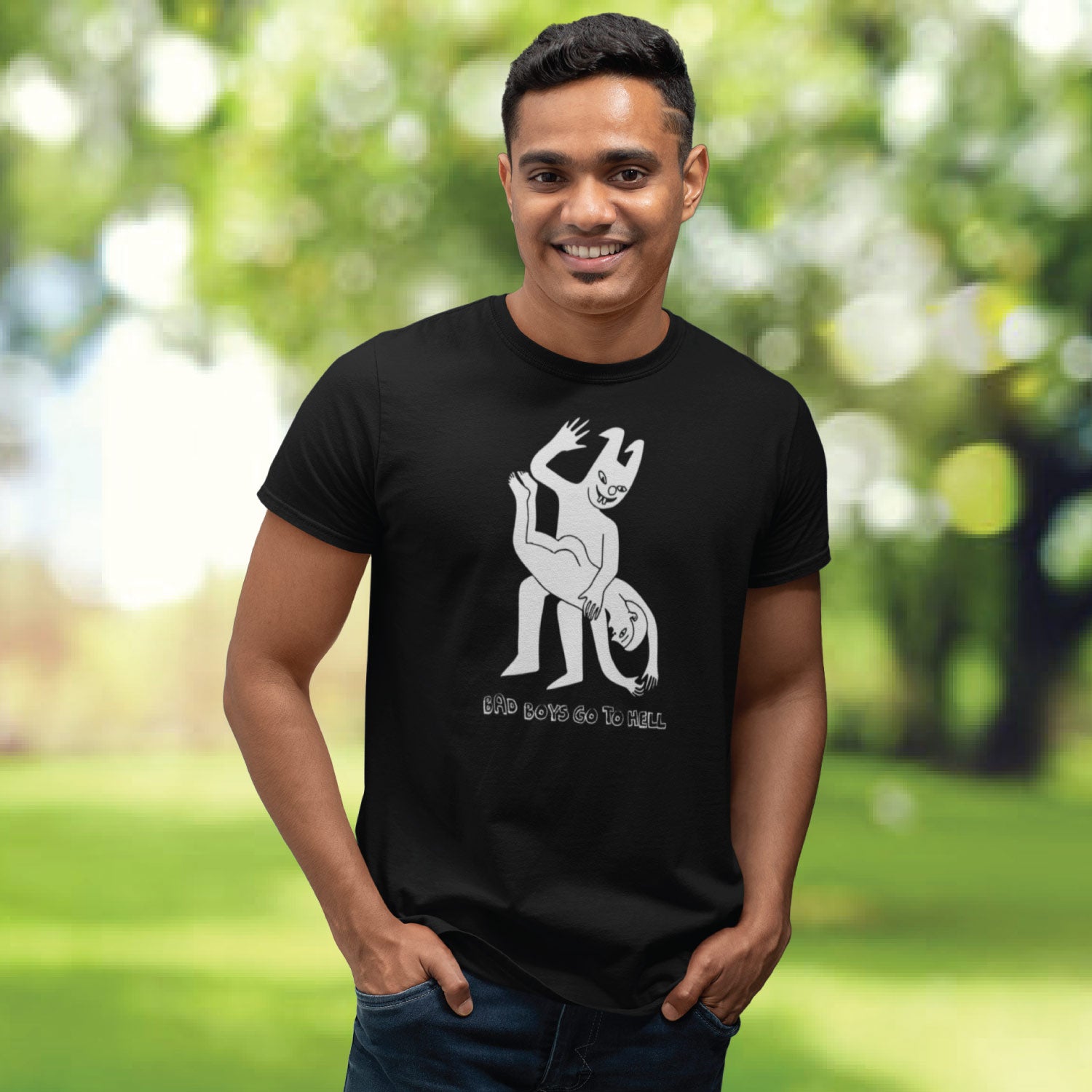 Tantra Bad Boys Cotton Unisex T-Shirt Everyday Casual Wear Original Since 1997 Shipping Globally