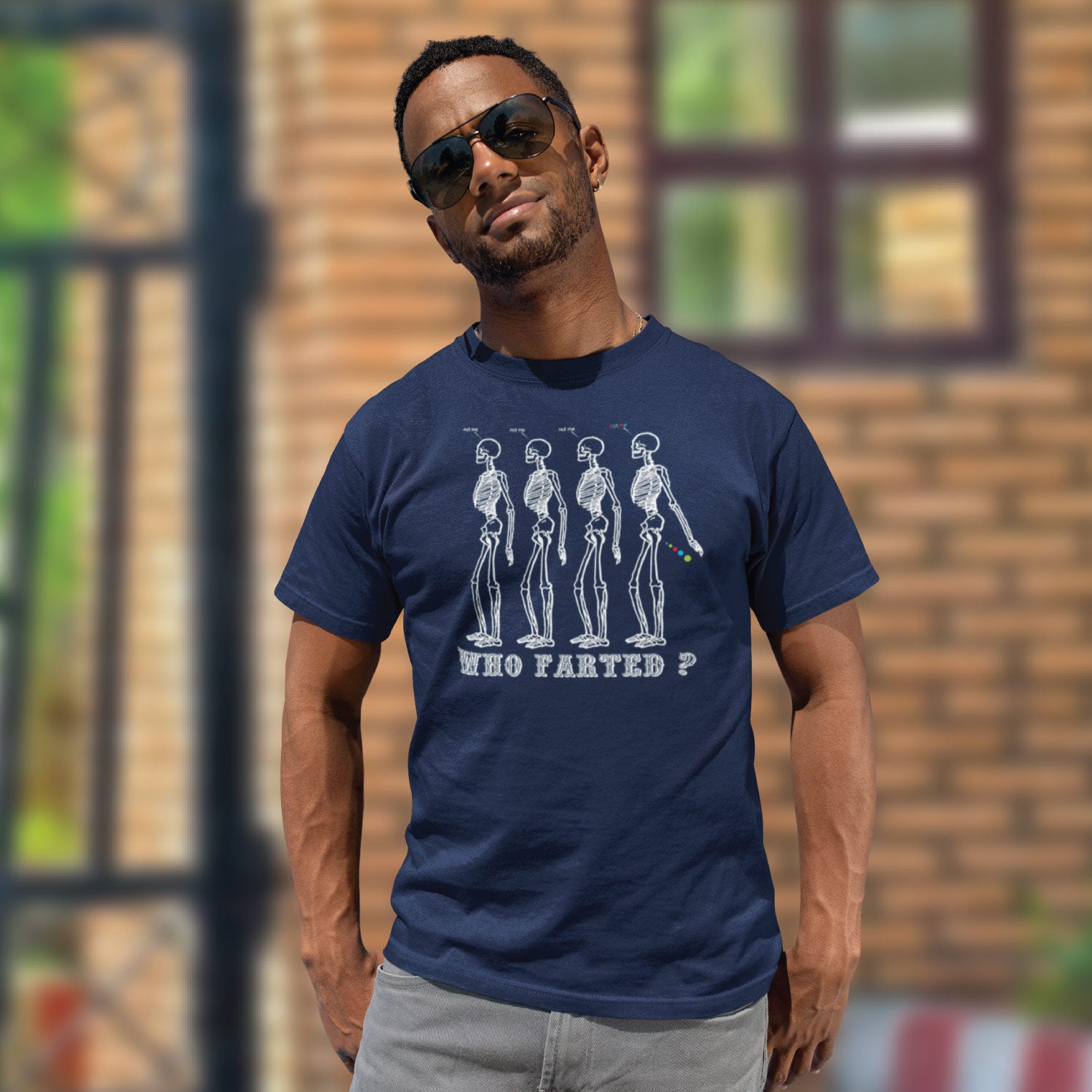 Tantra Who Farted Cotton Unisex T-Shirt Everyday Casual Wear Original Since 1997 Shipping Globally