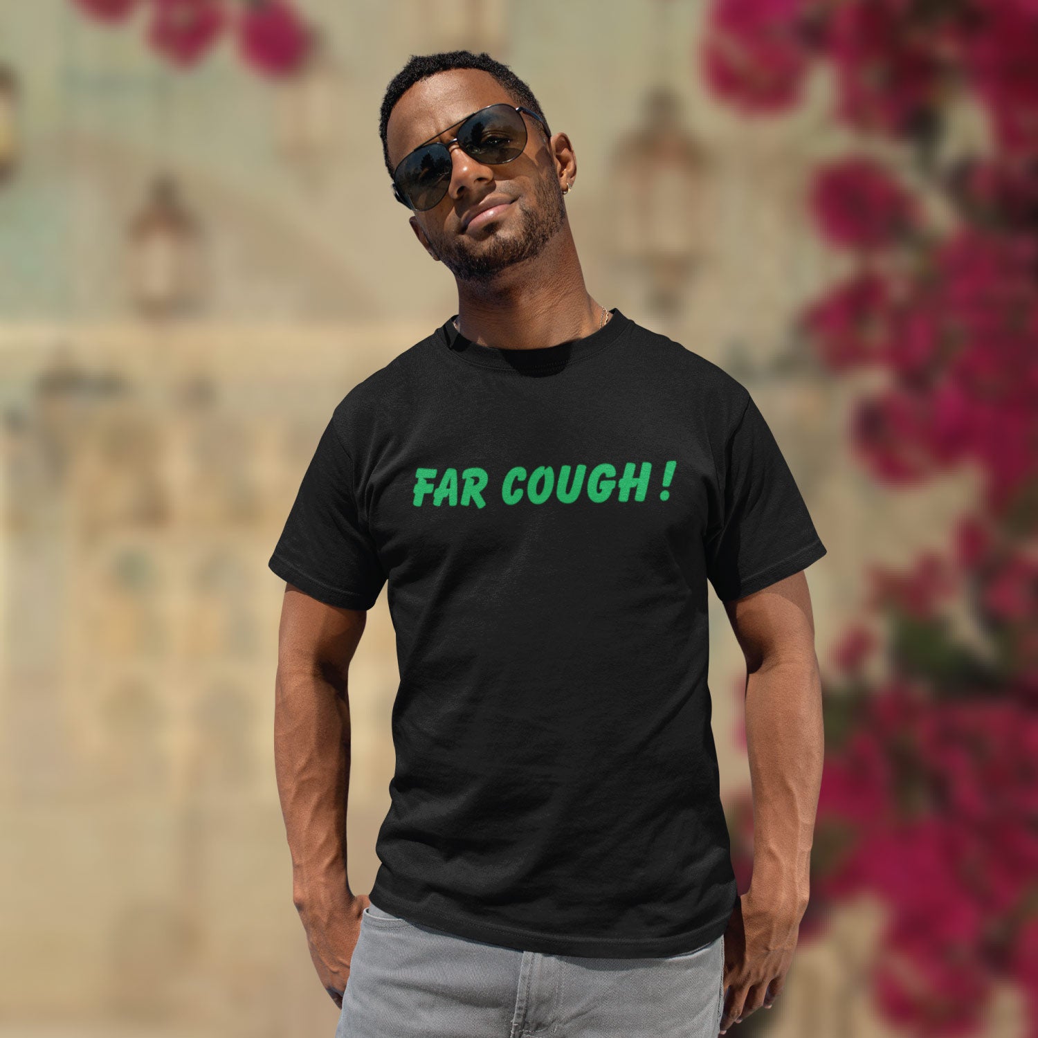 Tantra Far Cough Cotton Unisex T-Shirt Everyday Casual Wear Original Since 1997 Shipping Globally