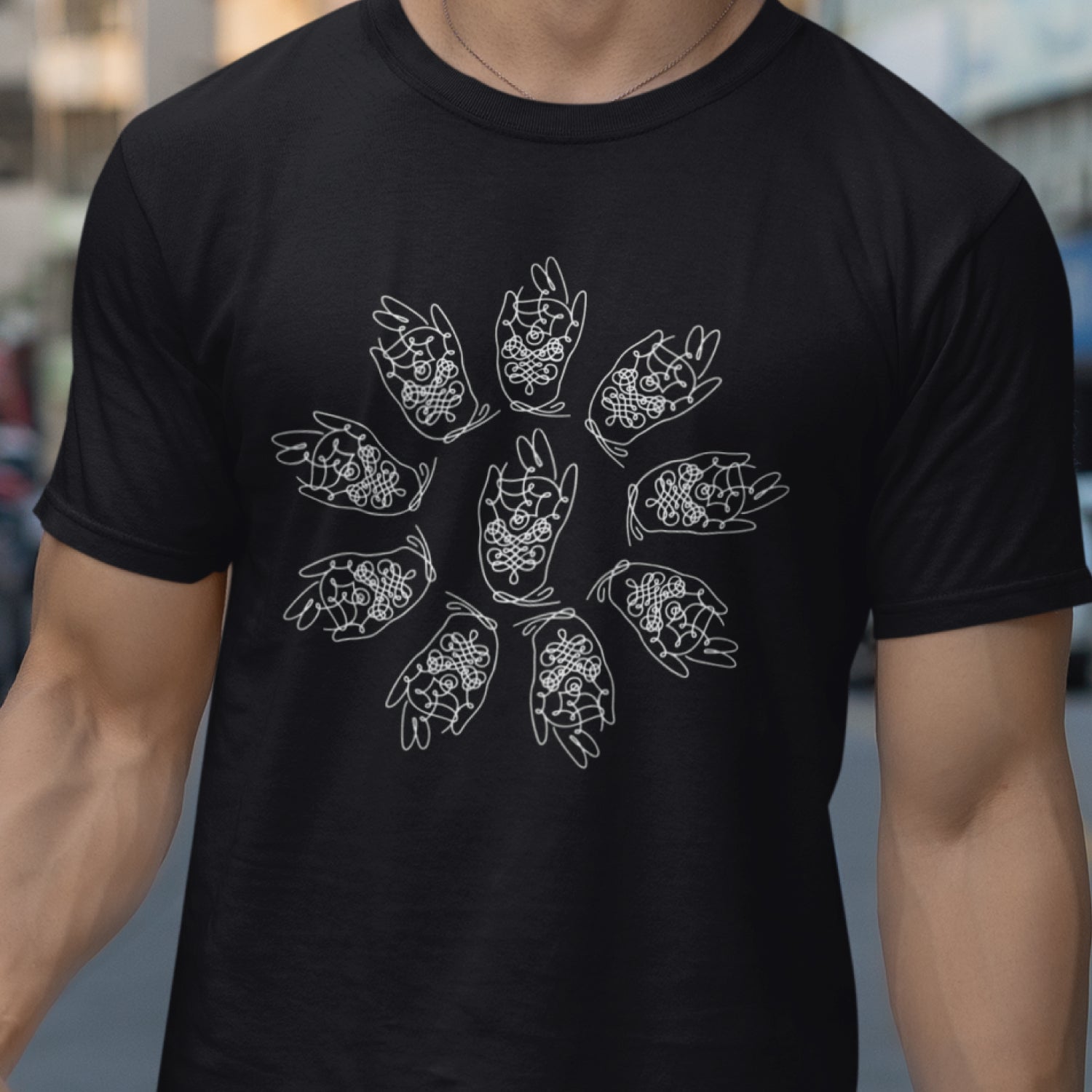 Mudra – Tantra Original Since 1997 – Unisex Cotton Tee Everyday Wear – Shipping Globally!
