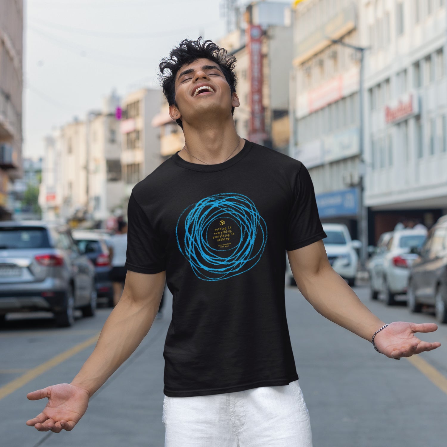 Nothingness 100% Cotton Men's T-Shirt Everyday Casual Wear Shipping Globally