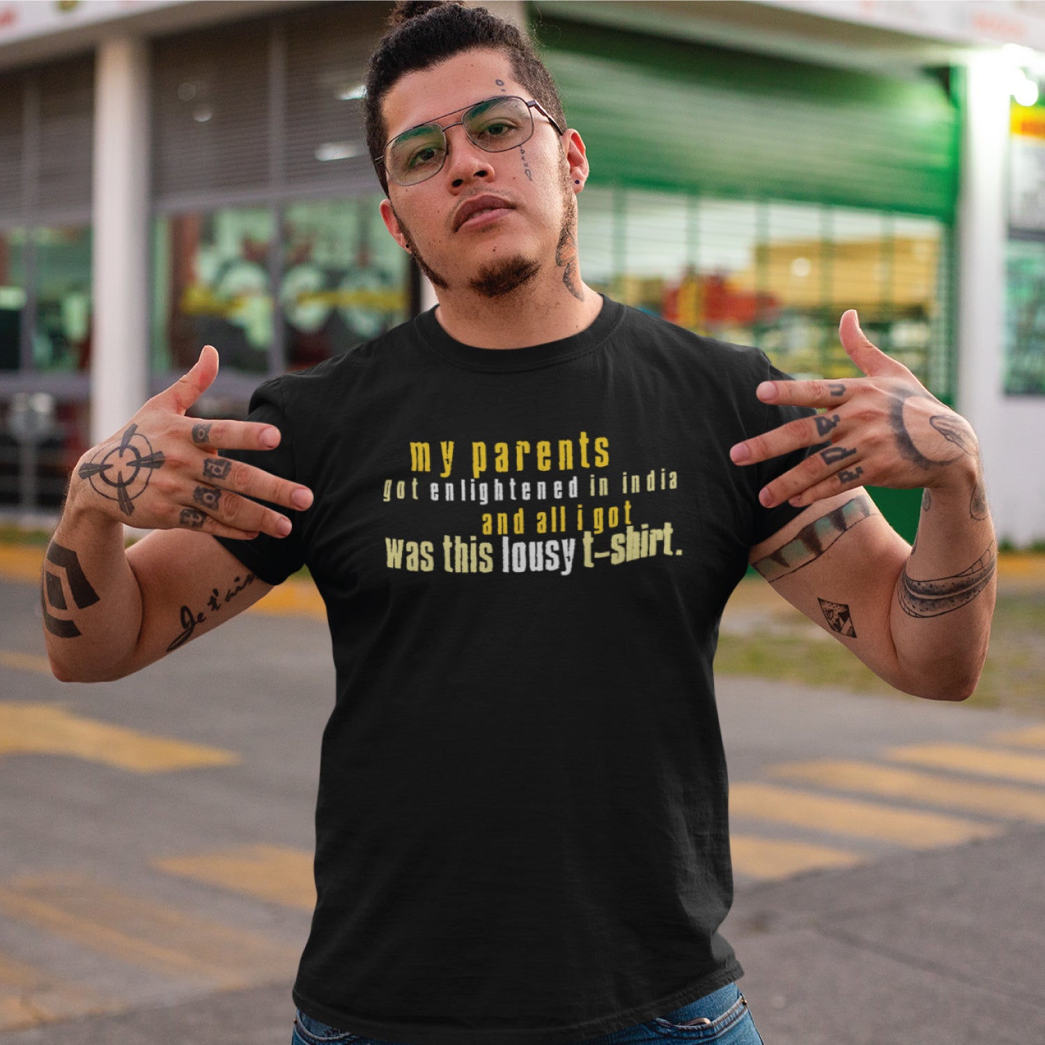 Lousy T-shirt 100% Cotton Men's Everyday Casual Wear Shipping Globally