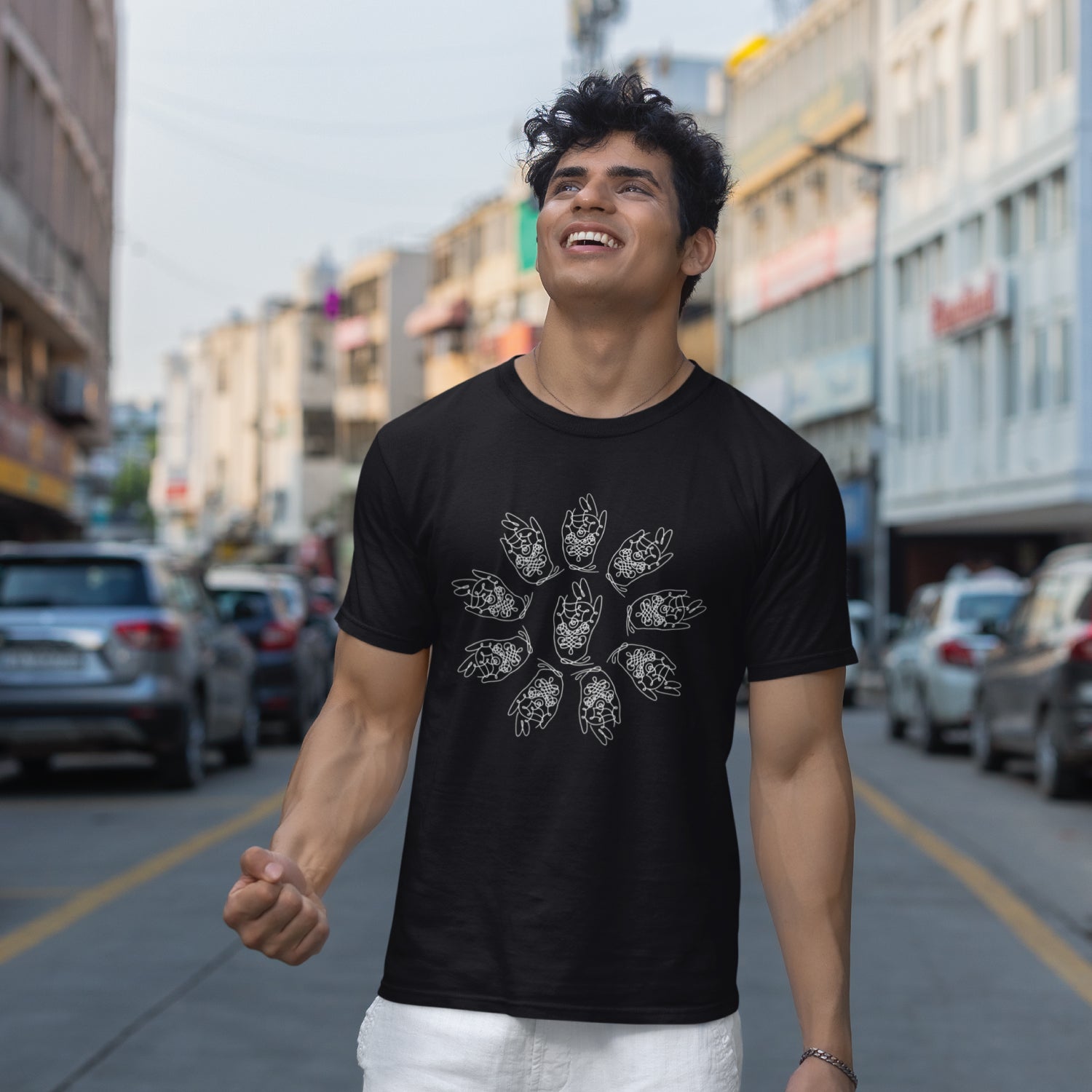 Mudra – Tantra Original Since 1997 – Unisex Cotton Tee Everyday Wear – Shipping Globally!