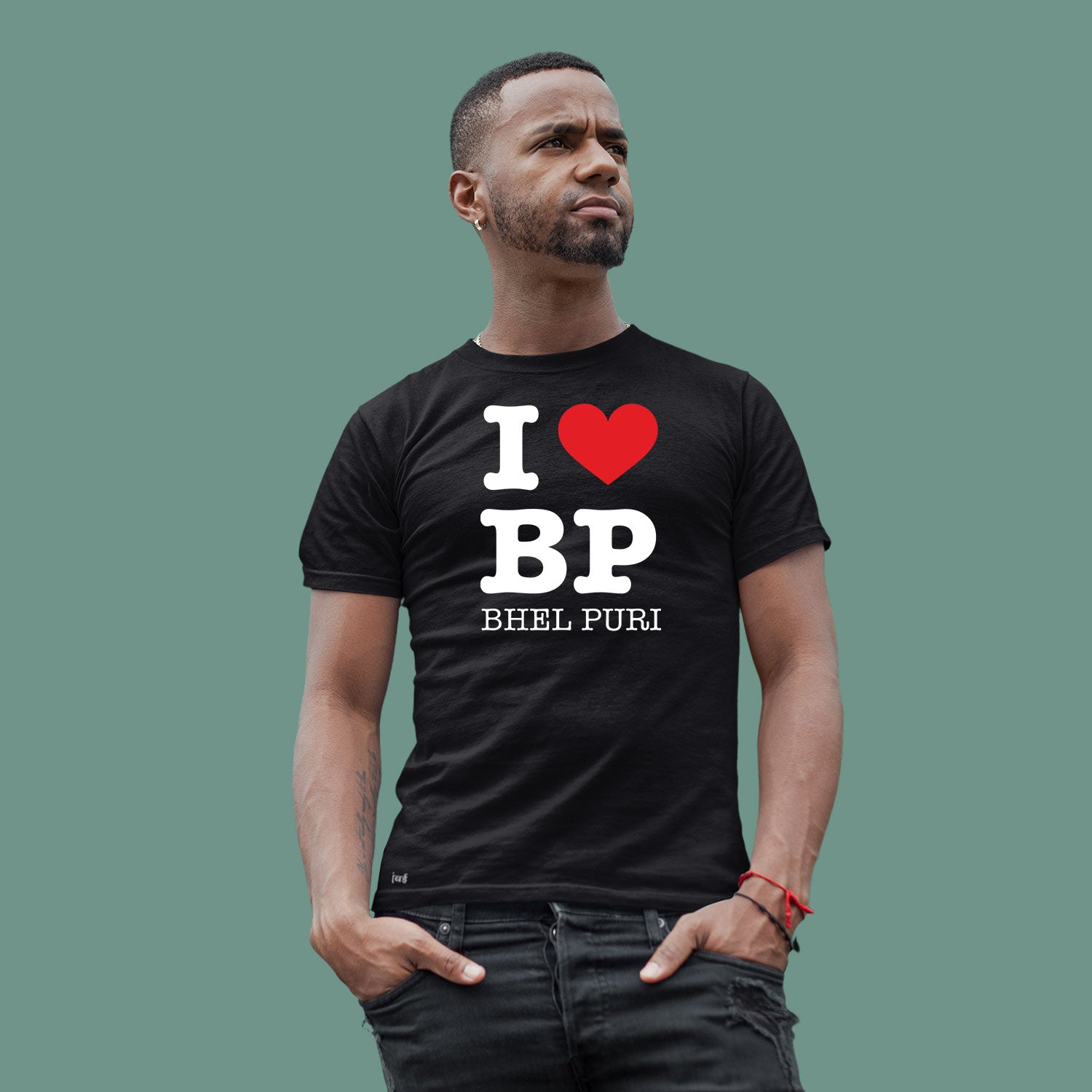 I Love Bhel – Tantra Original Brand Since 1997 – Unisex Cotton Tee Everyday Wear – Shipping Globally!