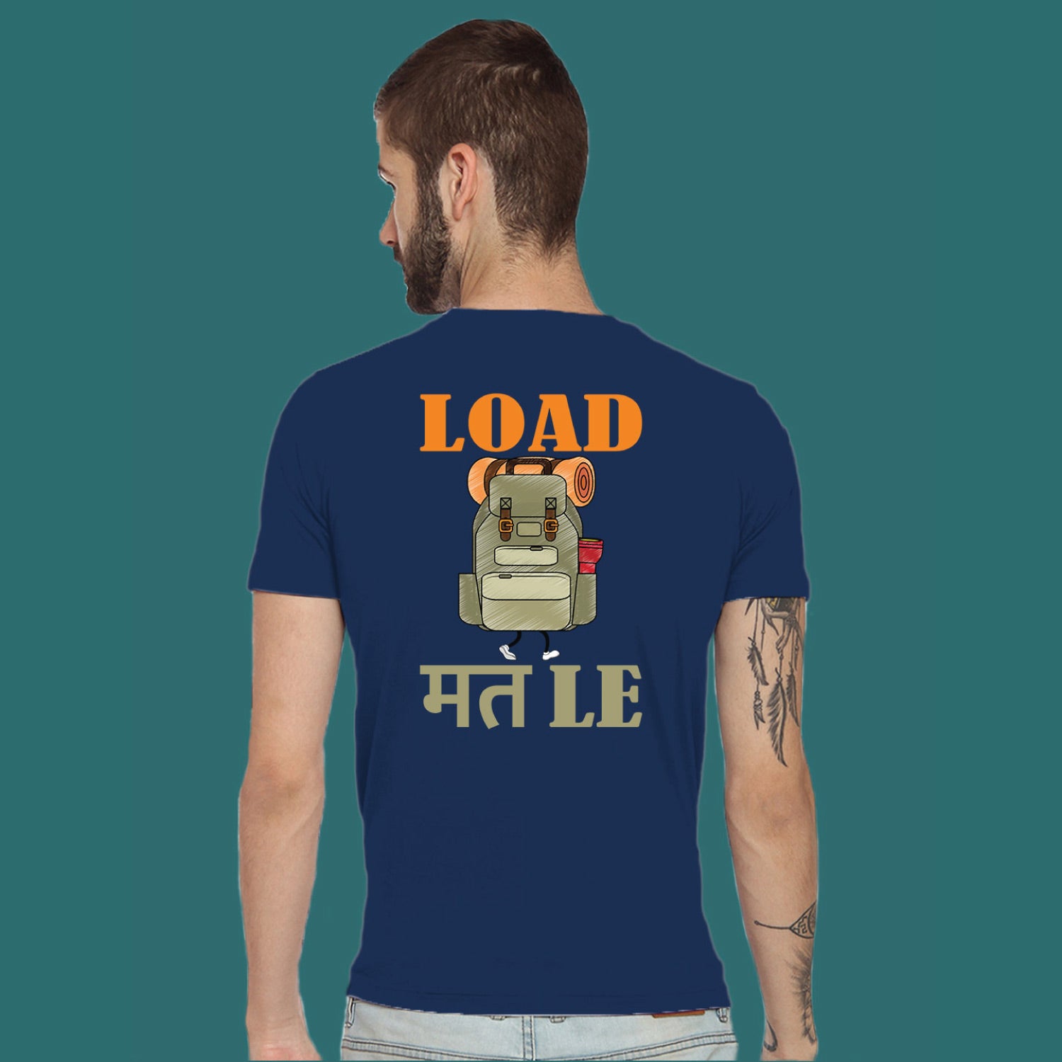 Load Mat Le Back Print – Tantra Original Brand Since 1997 – Unisex Cotton Tee Casual Everyday Wear - Shipping Globally!