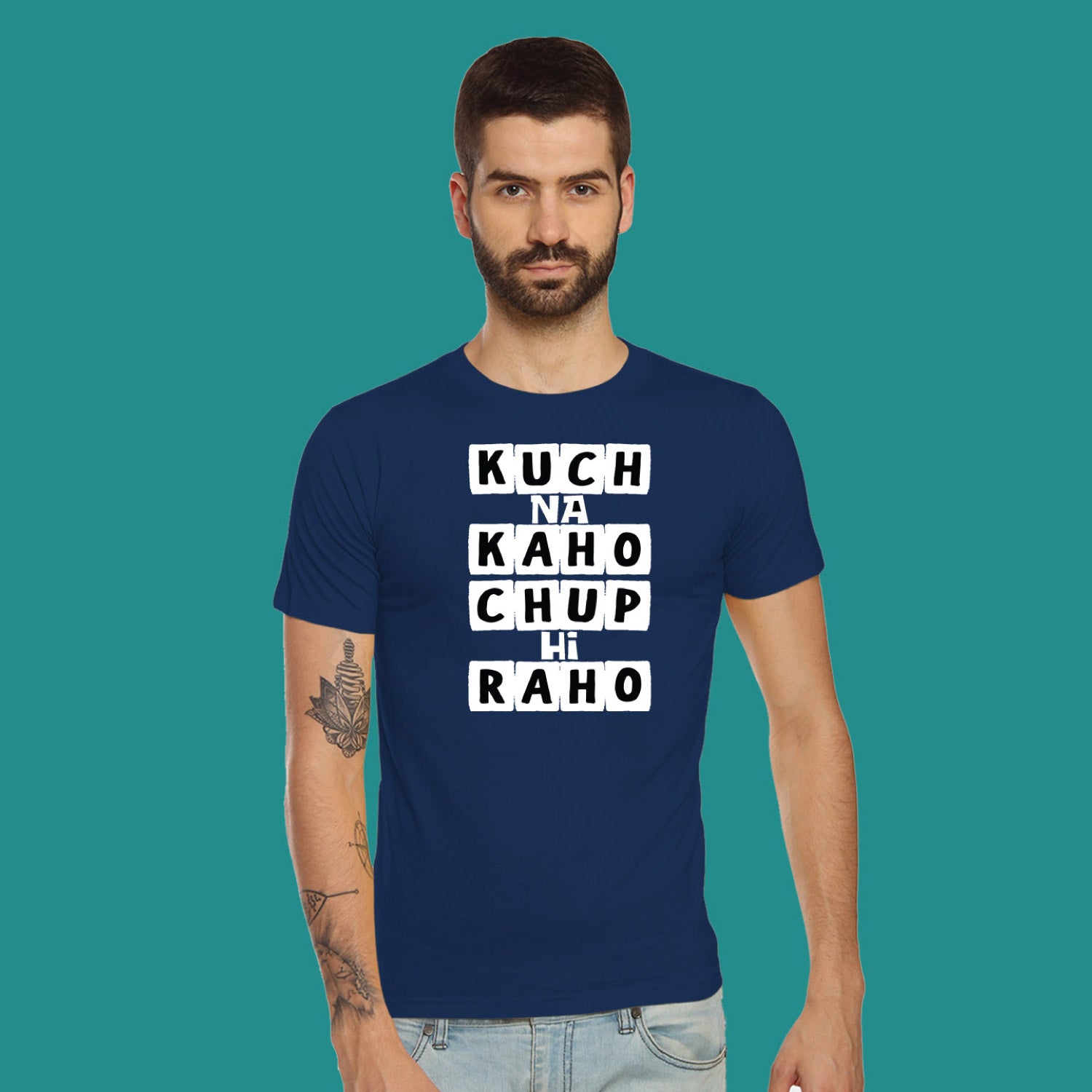 Kuch Na Kaho – Tantra Original Brand Since 1997 – Unisex Cotton Tee – Moody Everyday Wear - Shipping Globally!