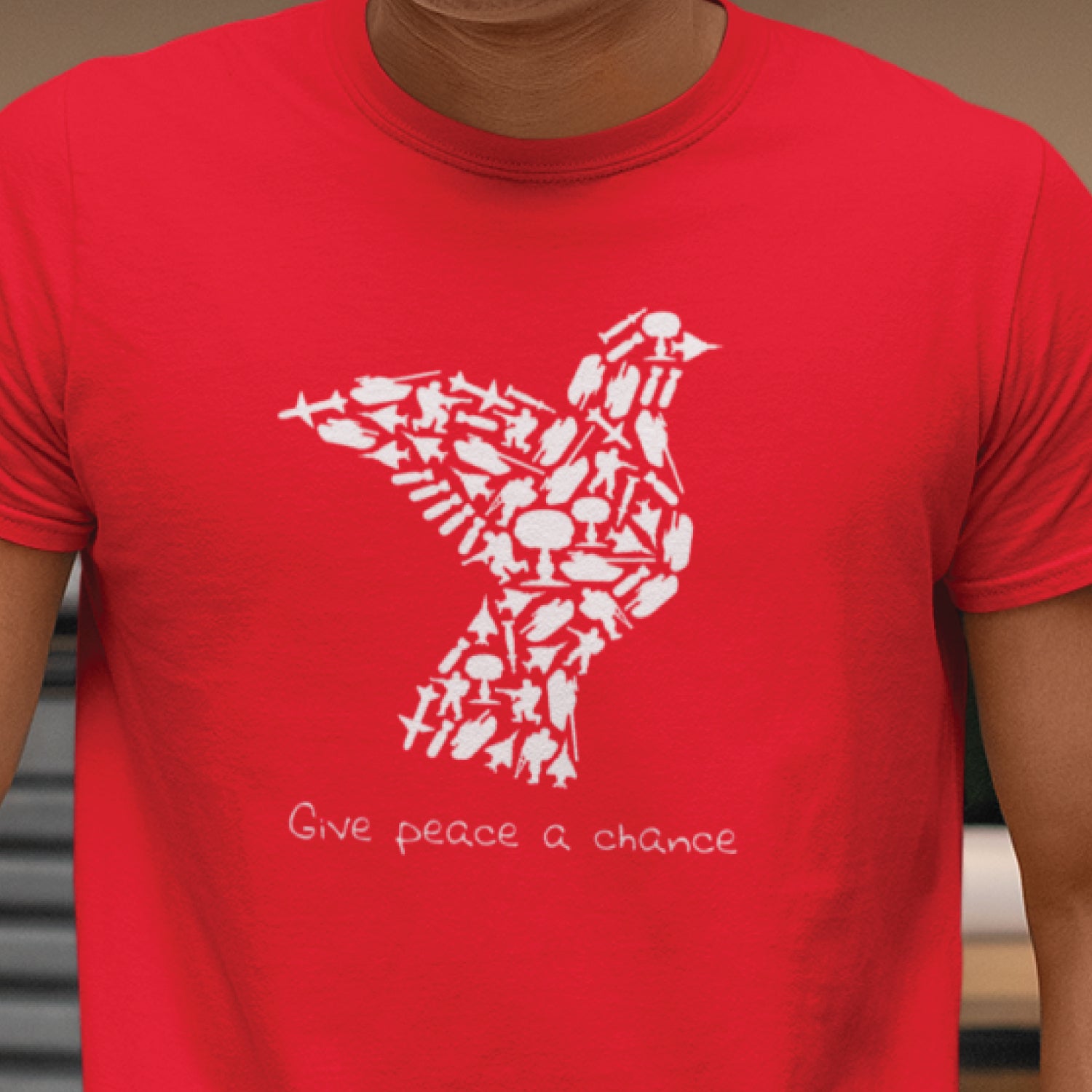 Peace Dove 100% Cotton Unisex T-Shirt Everyday Casual Wear Original Since 1997 Shipping Globally