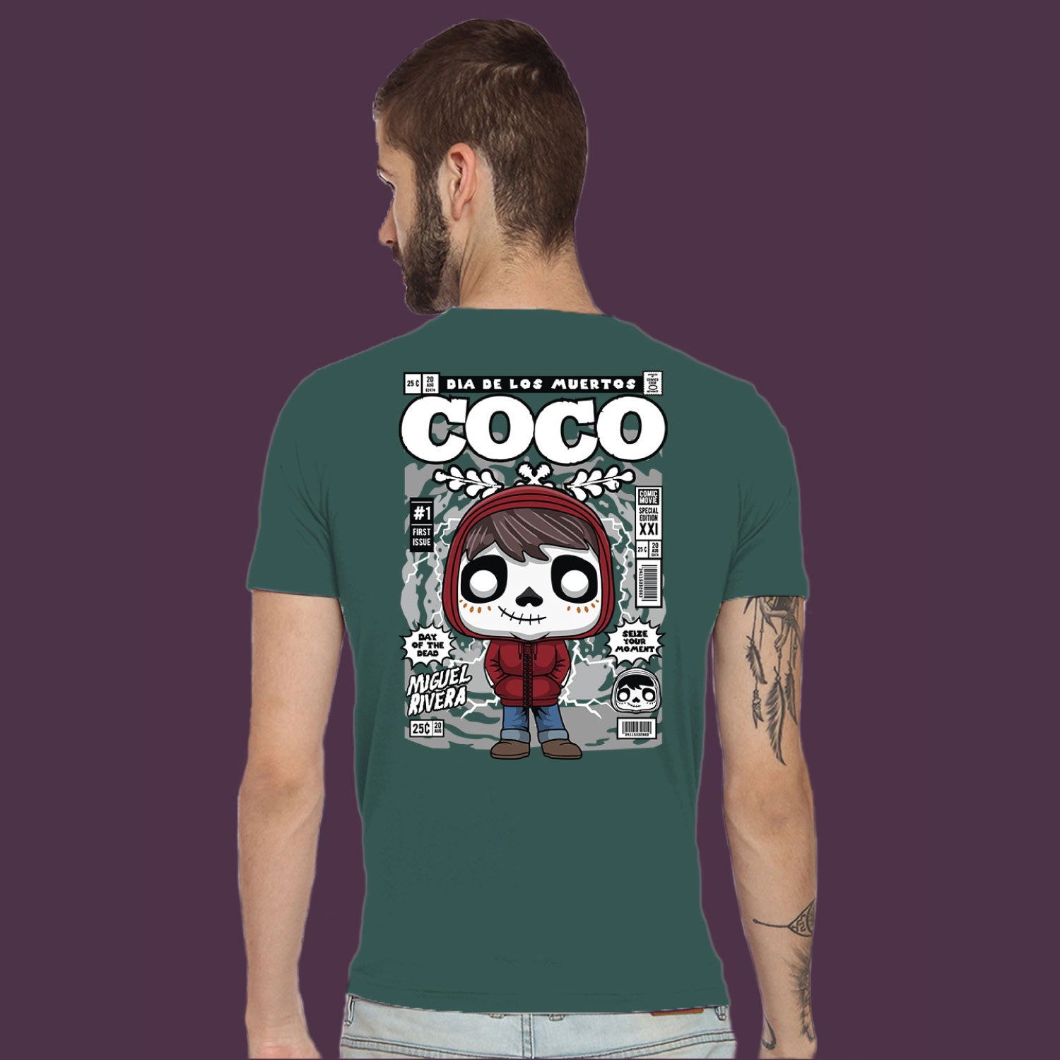 Coco Back Print – Tantra Original Brand Since 1997 – Unisex Cotton Tee – Everyday Wear - Shipping Globally!