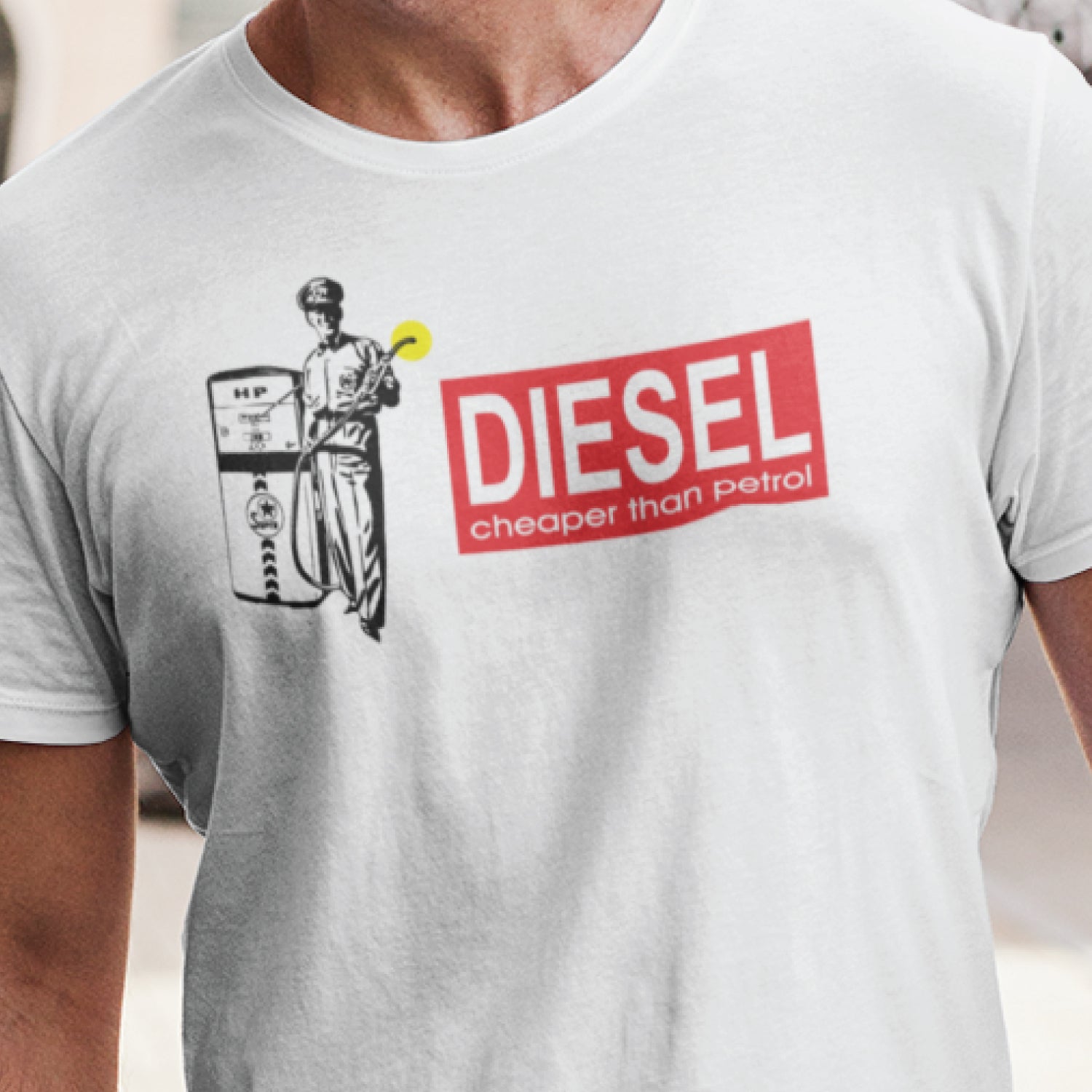Cheaper Than Diesel 100% Cotton Unisex T-Shirt Everyday Casual Wear Original Since 1997 Shipping Globally