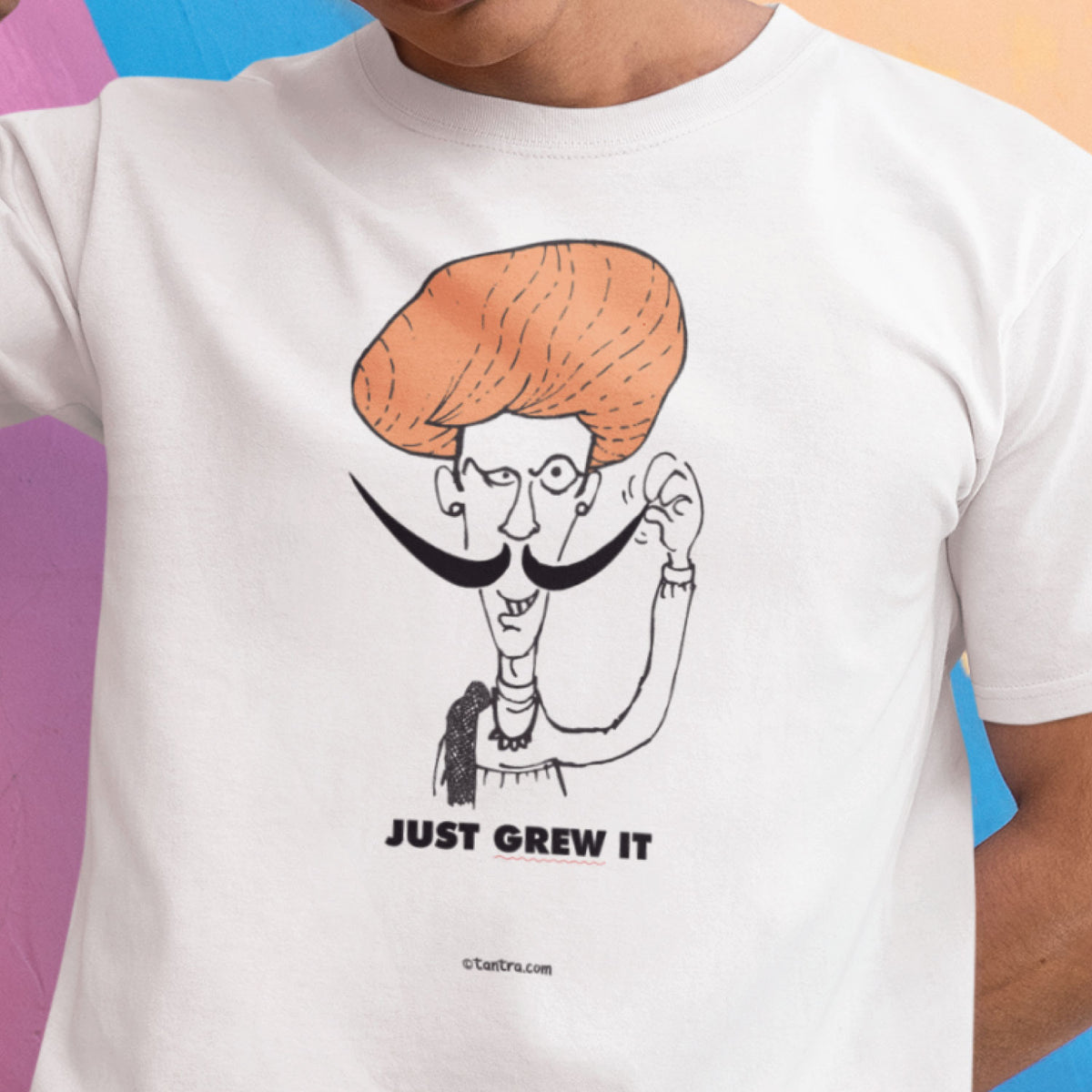 Just Grew It Men's Graphic Print Cotton T-Shirt Everyday Comfort Wear Original Since 1997 Shipping Globally