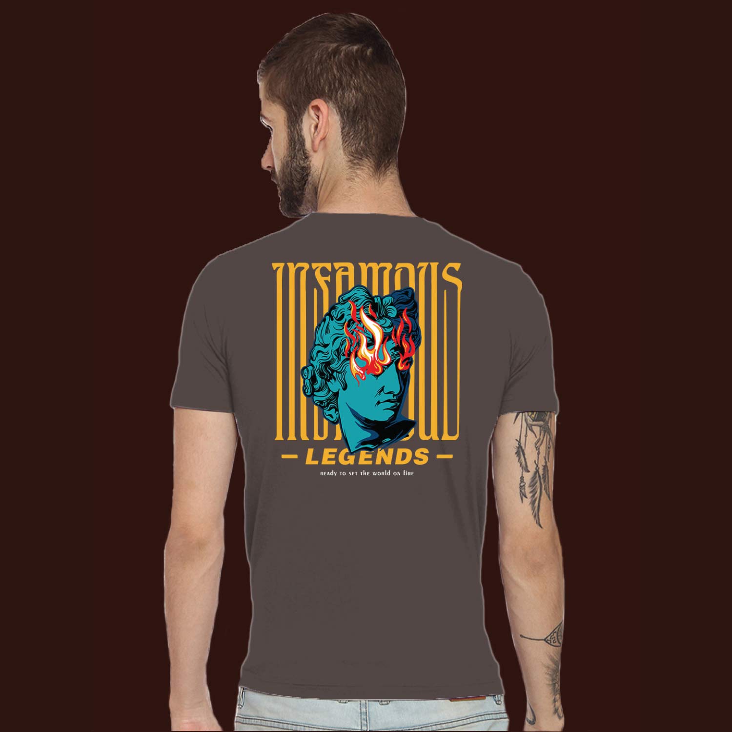 Legends 2 T-Shirt – Tantra Original Brand Since 1997 – Unisex Cotton Tee – Graphic Casual Everyday Wear - Shipping Globally!