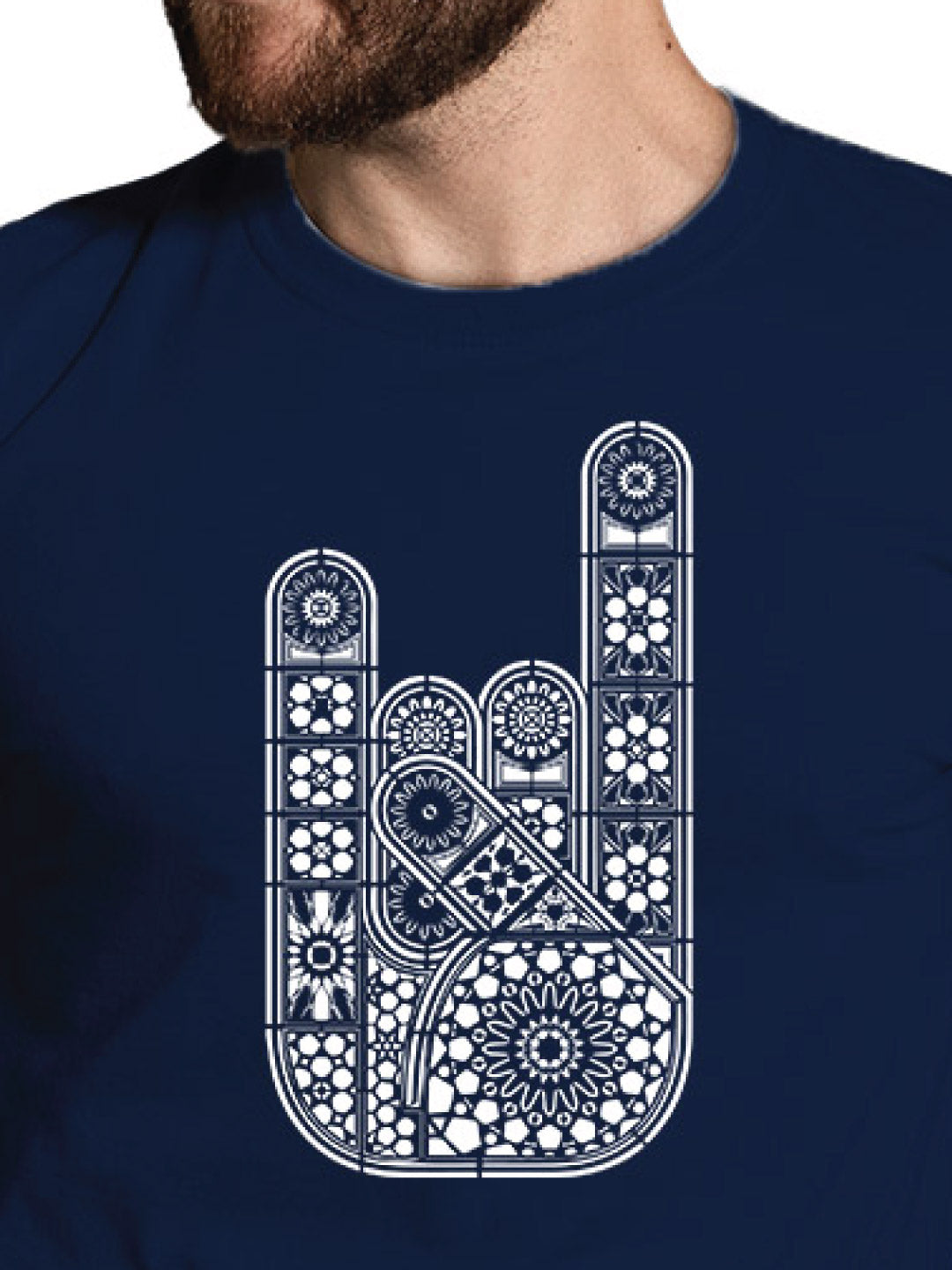 Rock Hand – Tantra Original Brand Since 1997 – Unisex Cotton Tee – Music-Inspired Everyday Wear - Shipping Globally!
