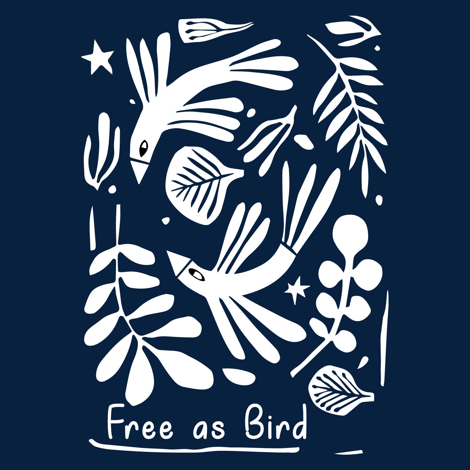 Tantra Free As Bird Women’s Cotton Graphic T-Shirt Everyday Casual Wear Original Since 1997 Shipping Globally