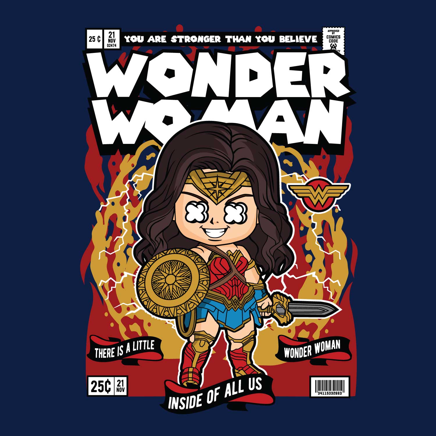 Wonder Woman – Tantra Original Brand Since 1997 – Women’s Cotton Tee Everyday Wear - Shipping Globally!