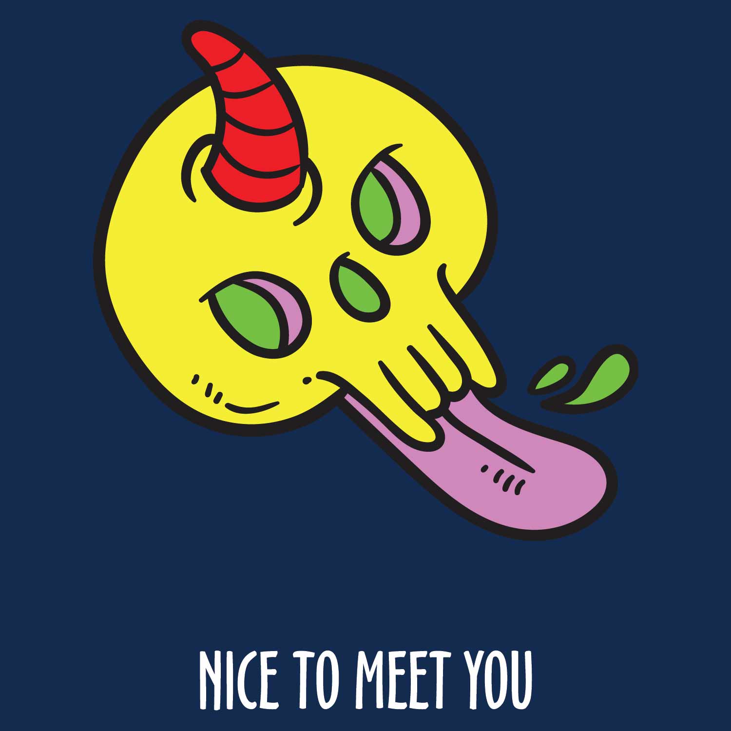 Nice to Meet You Tantra Original Since 1997 – Unisex Cotton Tee Casual Wear – Shipping Globally!