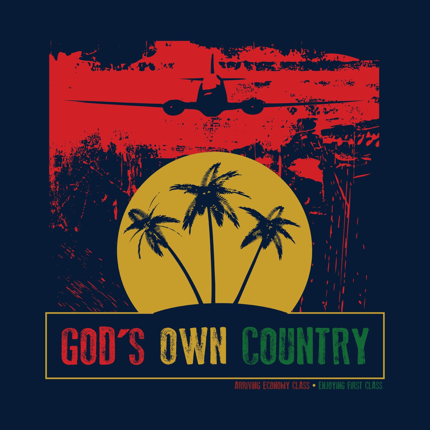 Tantra Gods Own Country Graphic Cotton Unisex T Shirt Travel Nature Print Casual Wear Original Since 1997