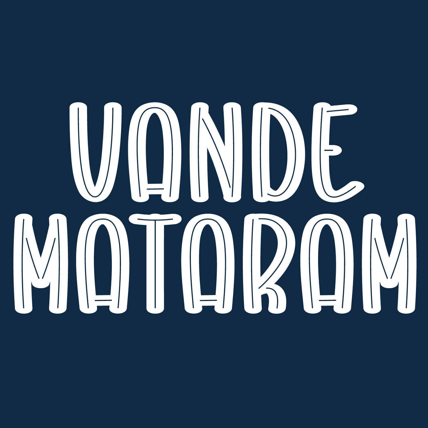 Vande Mataram Tantra Original Since 1997 Unisex Cotton Tee Everyday Wear Shipping Globally!