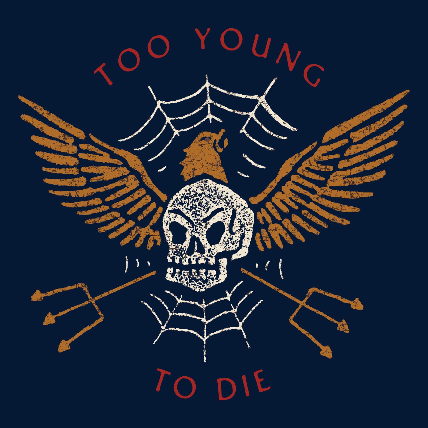 Eagle Skull – Tantra Original Since 1997 – Unisex Cotton Tee Everyday Wear – Shipping Globally!