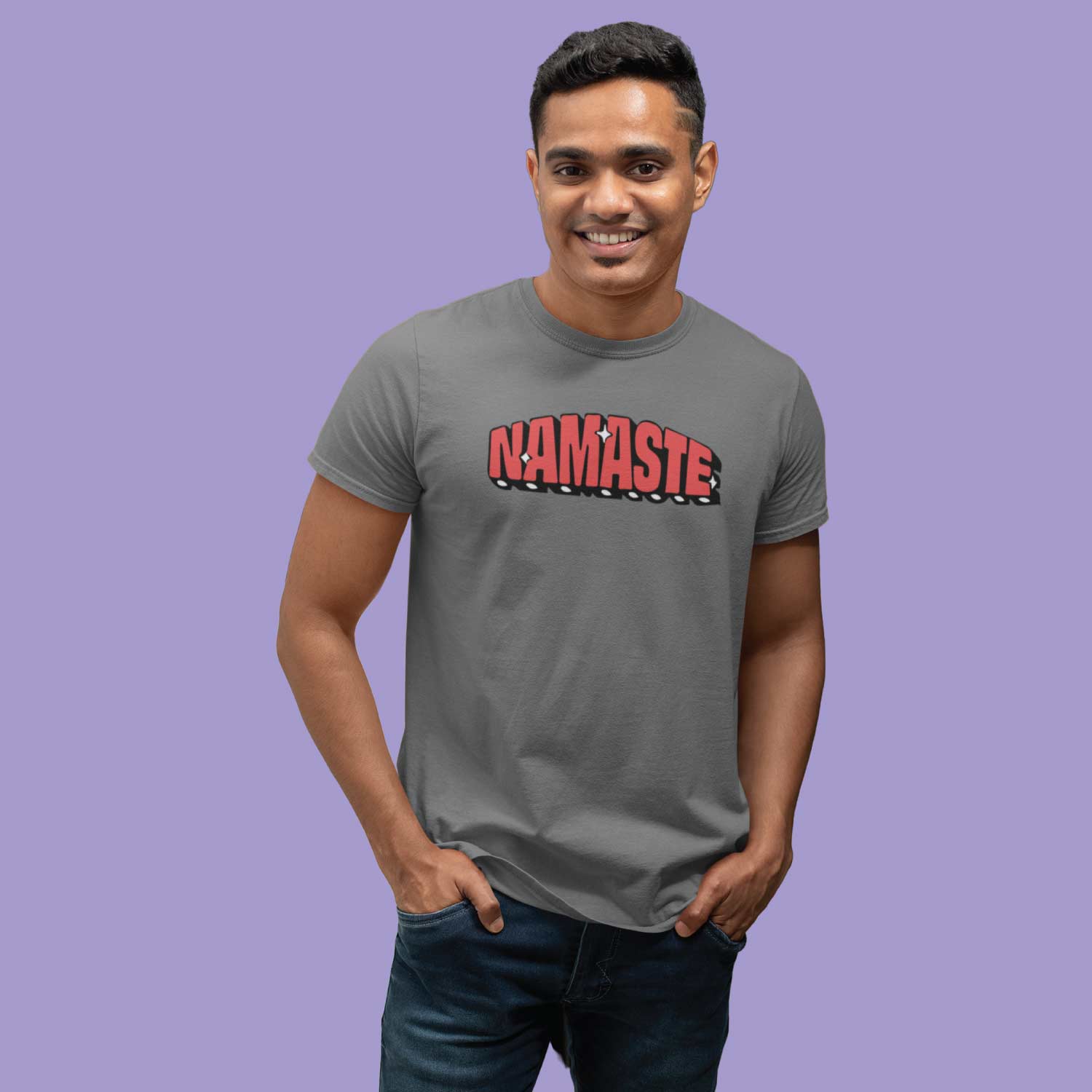 Namaste 2 – Tantra Original Brand Since 1997 – Unisex Graphic Cotton Tee – Spiritual-Inspired Everyday Wear - Shipping Globally!