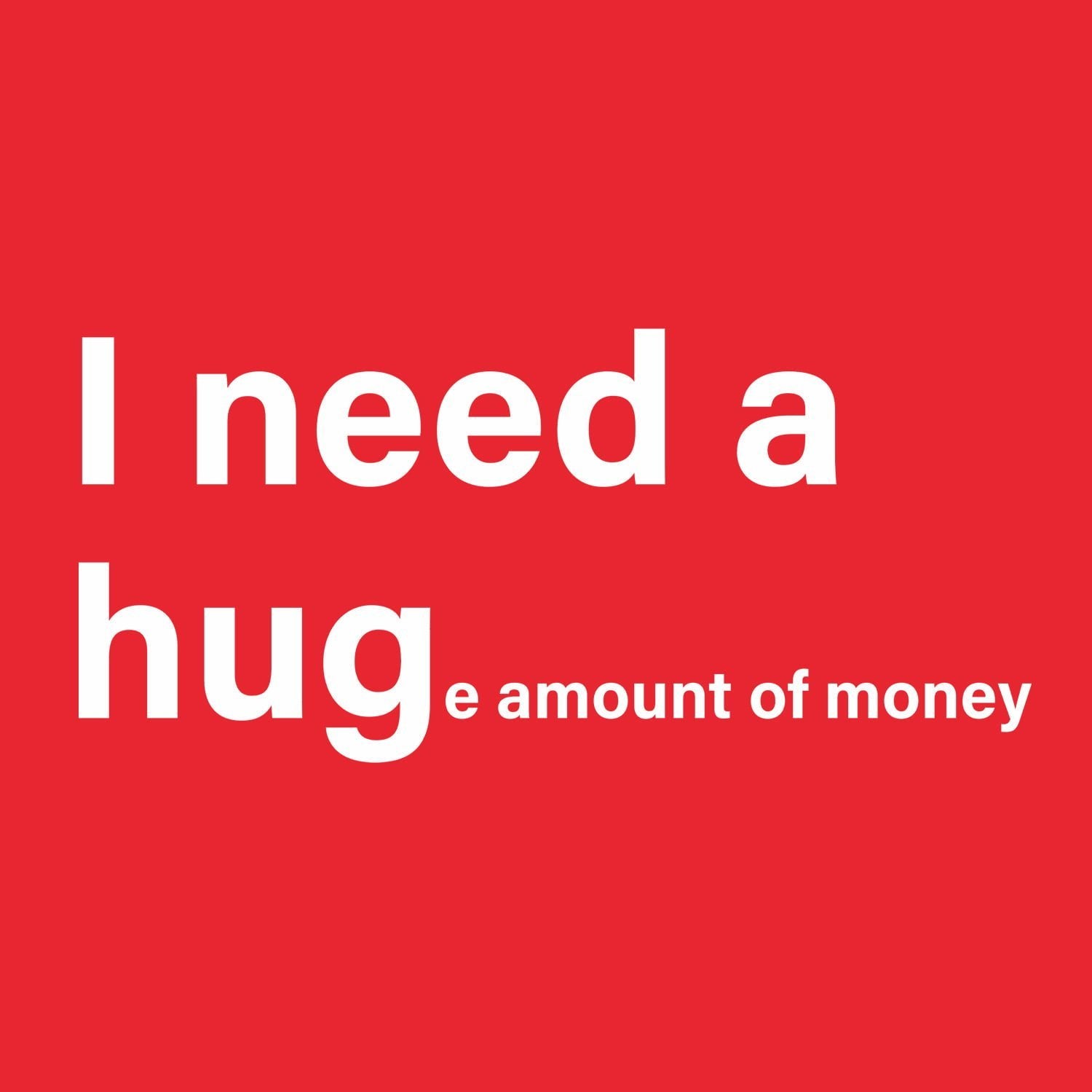 Huge Money (Full Sleeves) - Mens T-shirts - Shipping Globally!