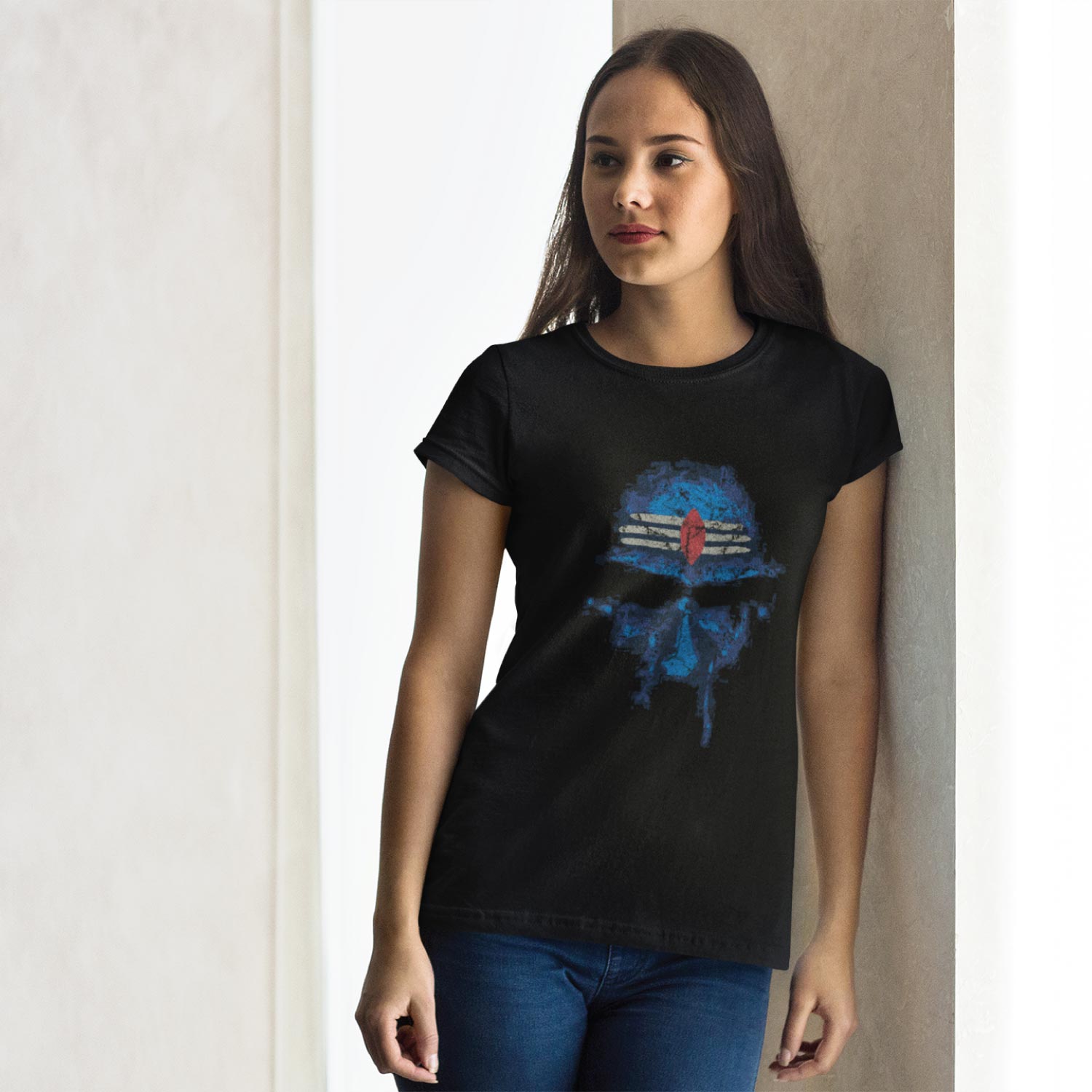 Old Monk Women’s Tee – Tantra Original Brand Since 1997 – Shipping Globally!