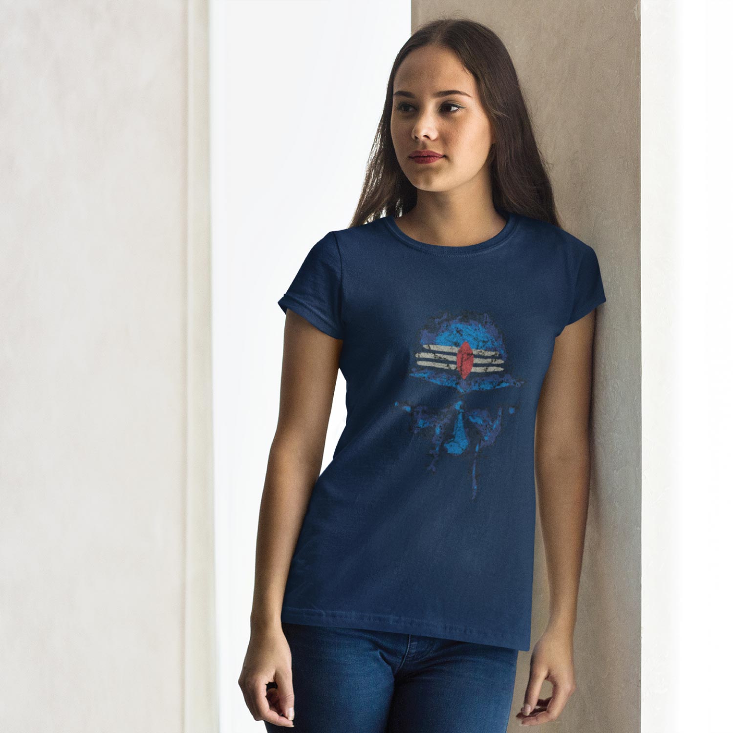 Old Monk Women’s Tee – Tantra Original Brand Since 1997 – Shipping Globally!