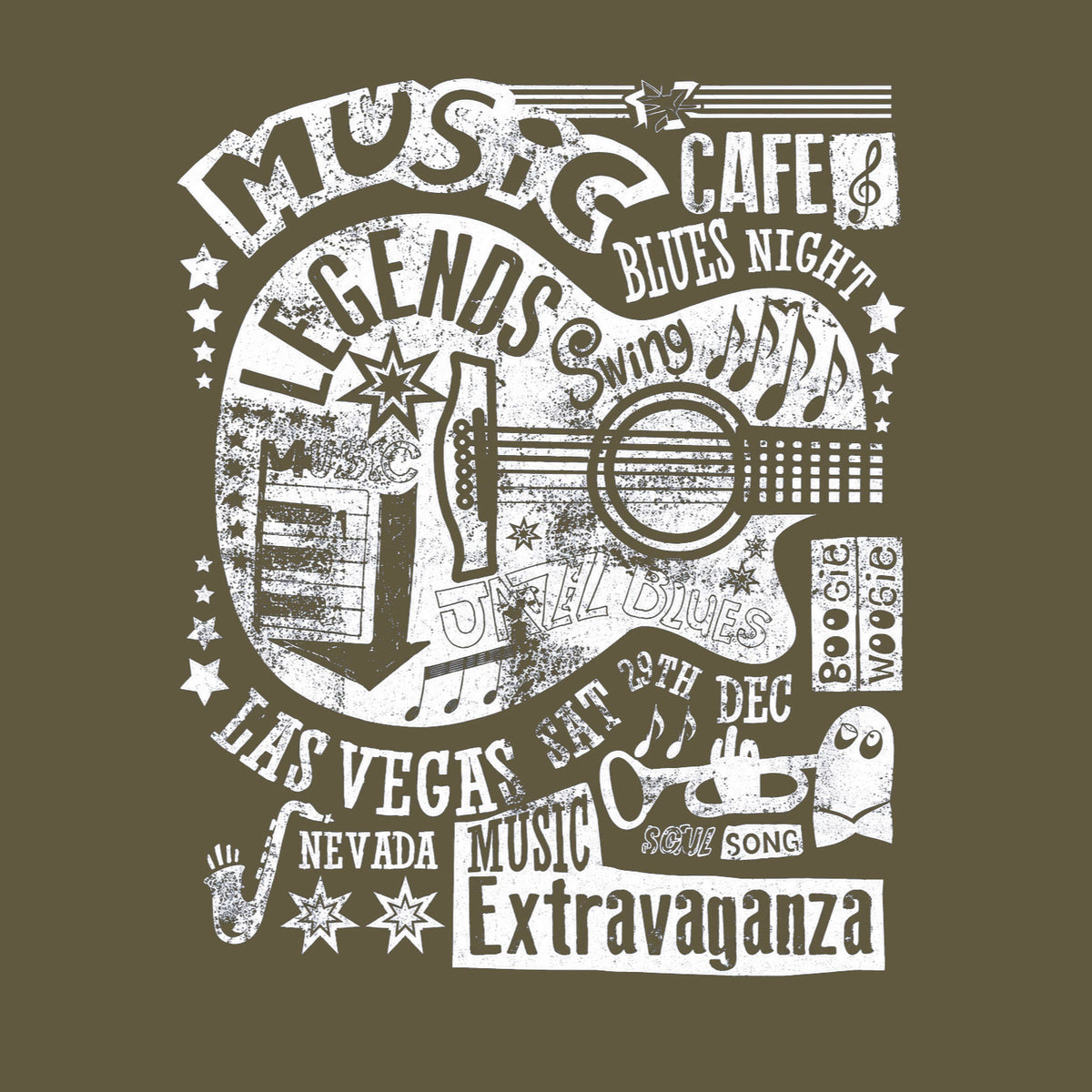 Musica Men's Back Graphic Print Cotton T-Shirt Everyday Comfort Wear Original Since 1997 Shipping Globally