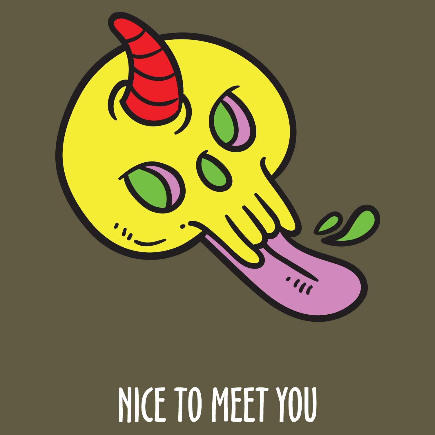 Nice to Meet You Tantra Original Since 1997 – Unisex Cotton Tee Casual Wear – Shipping Globally!