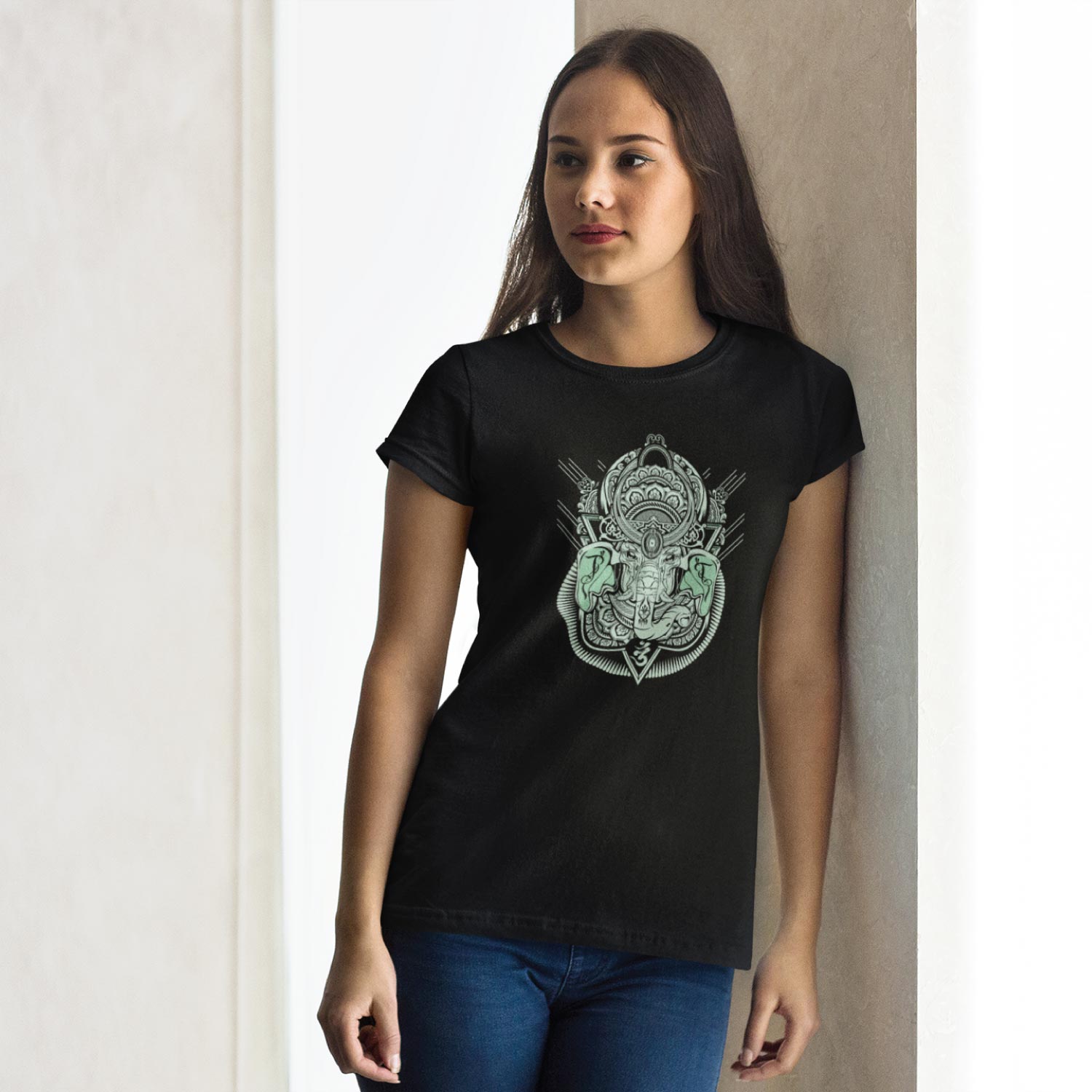 Om Ganesha Women’s Tee – Tantra Original Brand Since 1997 – Shipping Globally!