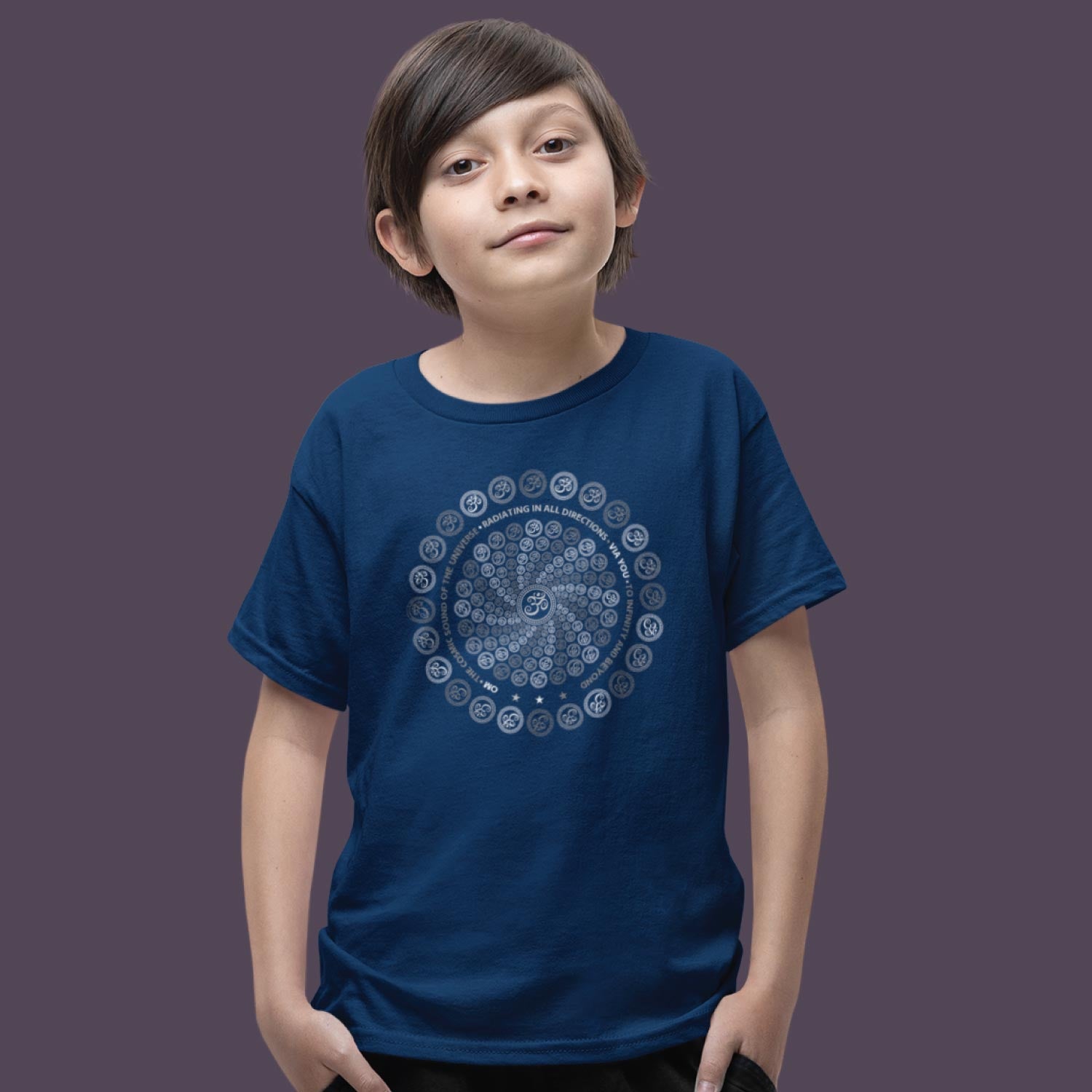 Om Mandala – Kids Cotton Tee – Tantra Original Since 1997 – Shipping Globally!