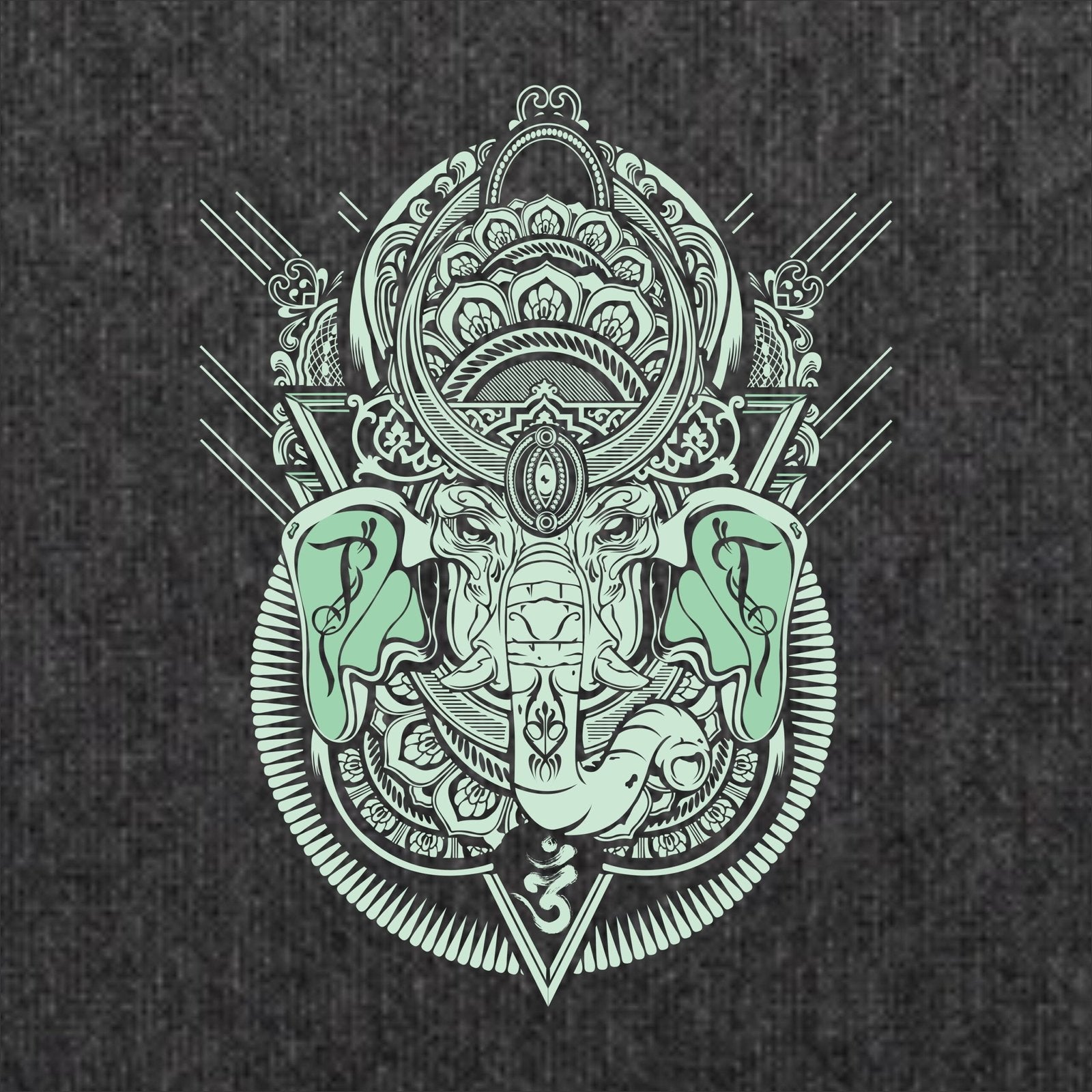 Om Ganesha (Full Sleeves) - Mens T-shirts - Shipping Globally!