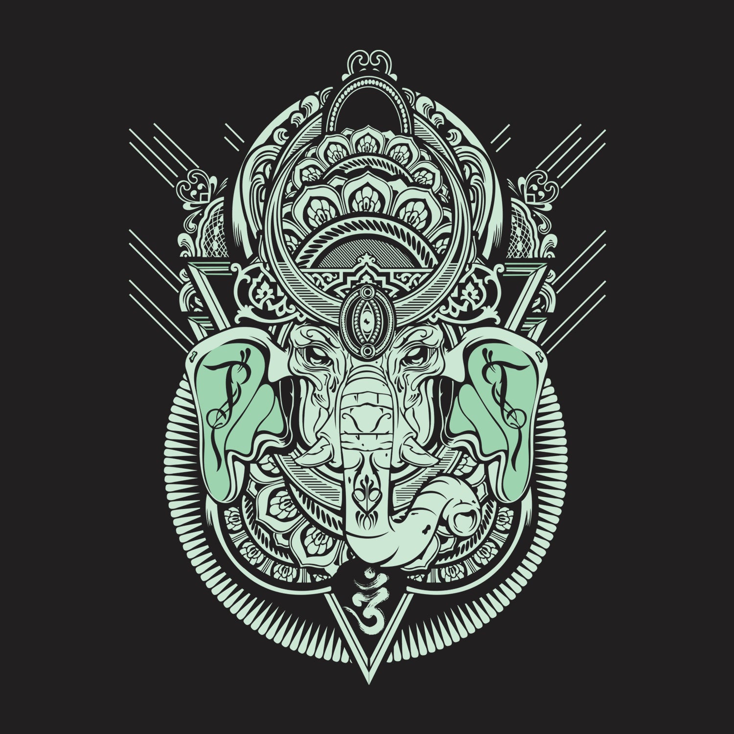 Om Ganesha Women’s Tee – Tantra Original Brand Since 1997 – Shipping Globally!