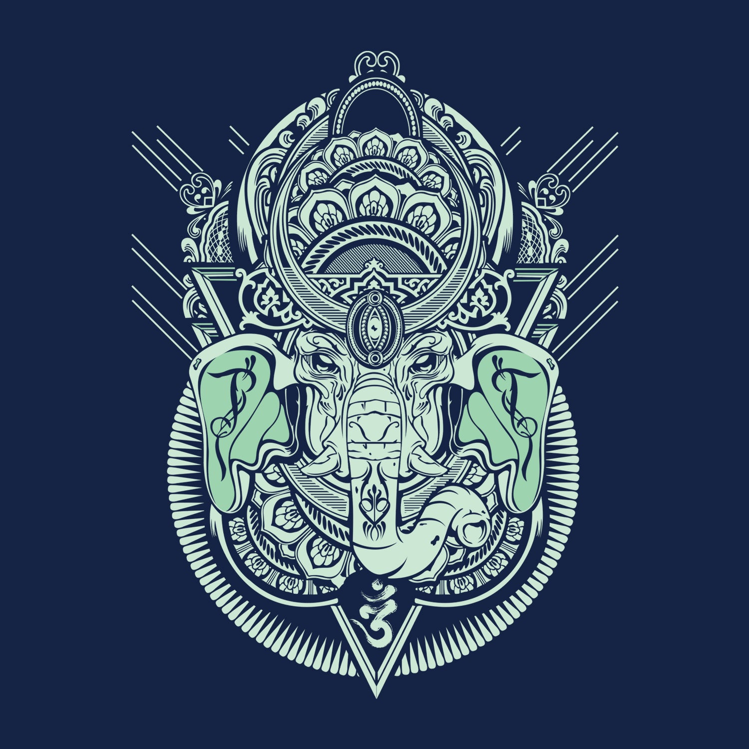 Om Ganesha Women’s Tee – Tantra Original Brand Since 1997 – Shipping Globally!