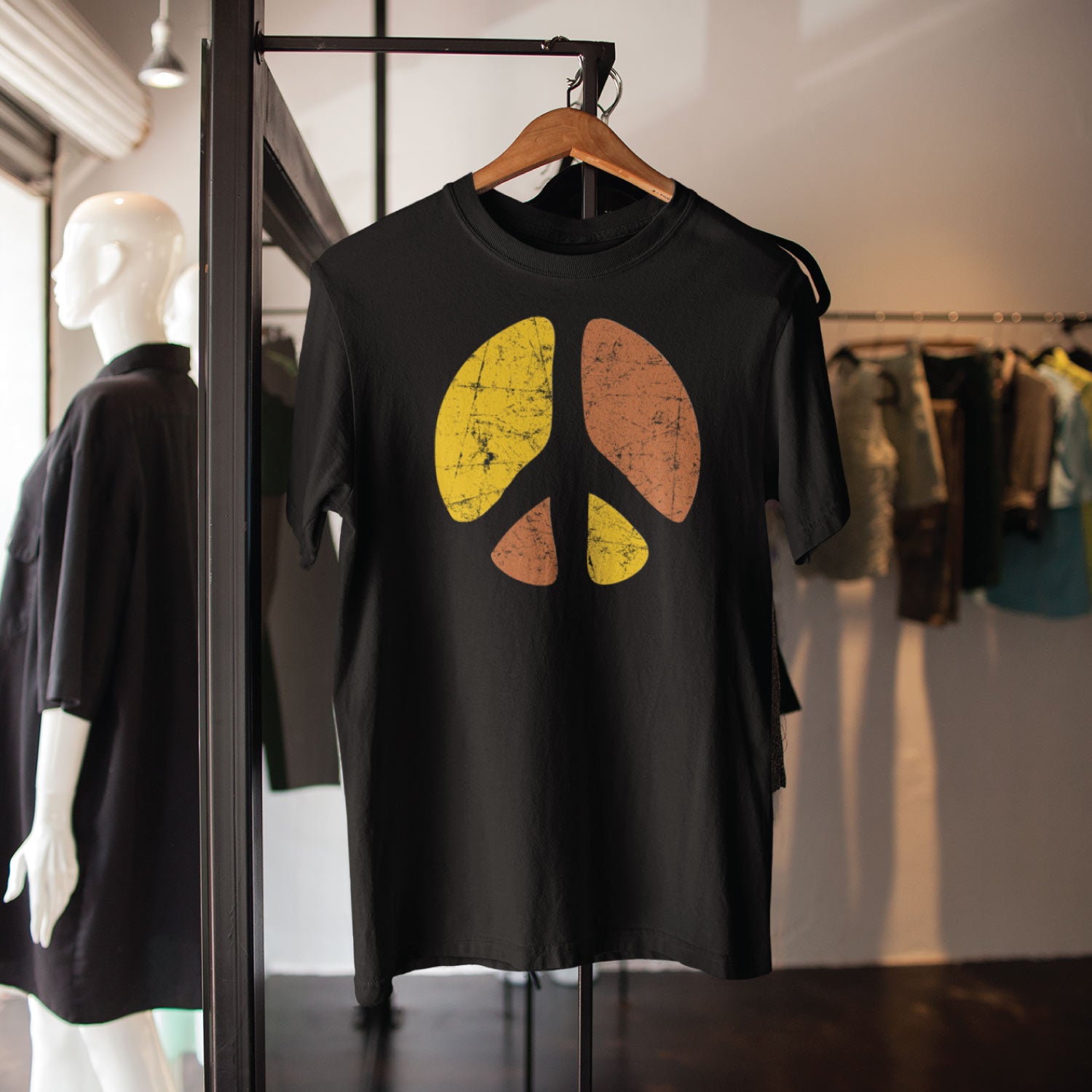 Peace – Tantra Original Brand Since 1997 – Unisex Cotton Tee Everyday Wear - Shipping Globally!