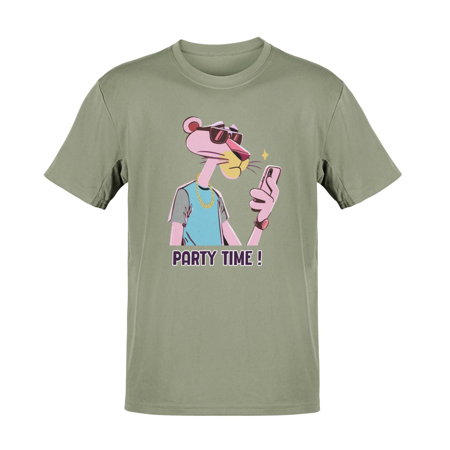 Tantra Party-Time Men's Graphic Print Regular Fit Half Sleeve Round Neck Cotton T-Shirt - Shipping Globally!